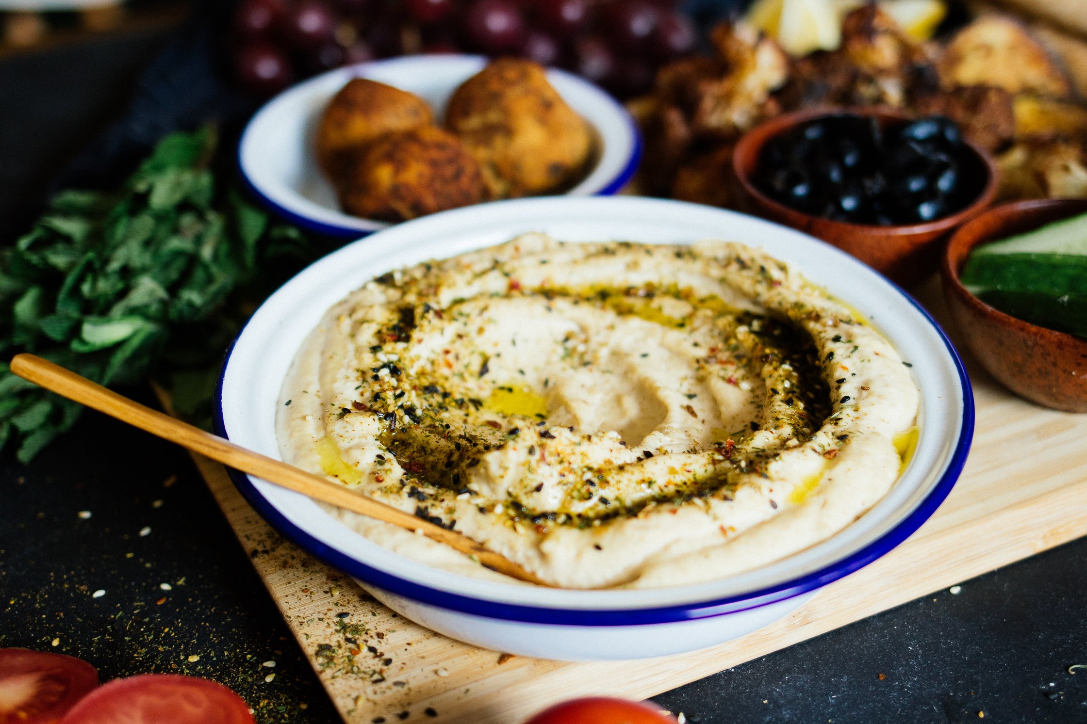 hummus plate