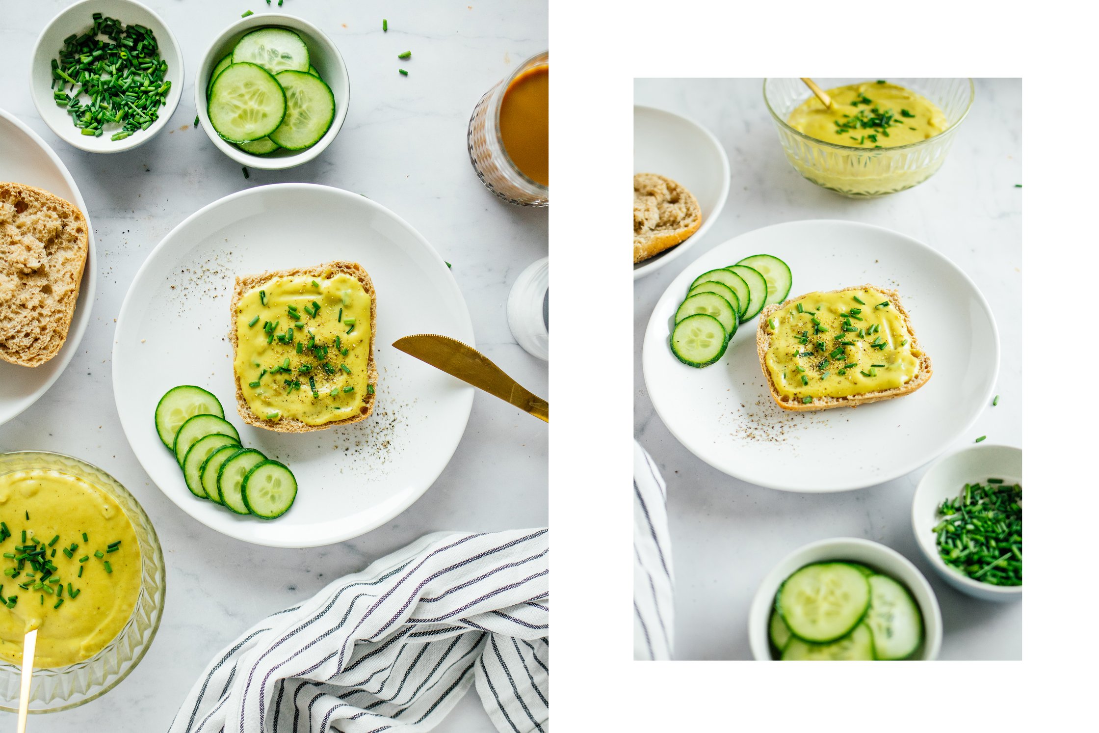 vegan cheese spread for breakfast