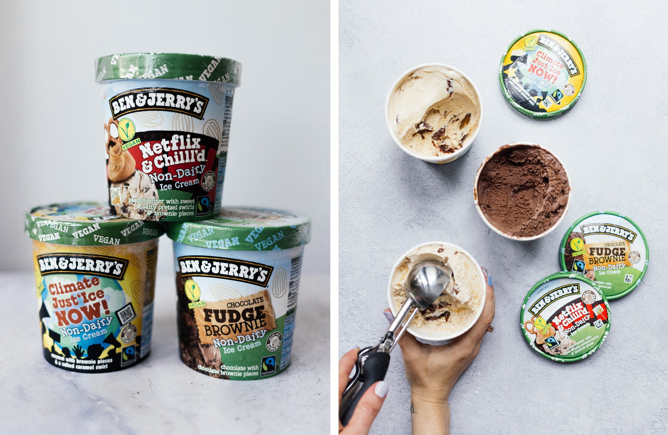 vegane Eissorten von Ben & Jerry's