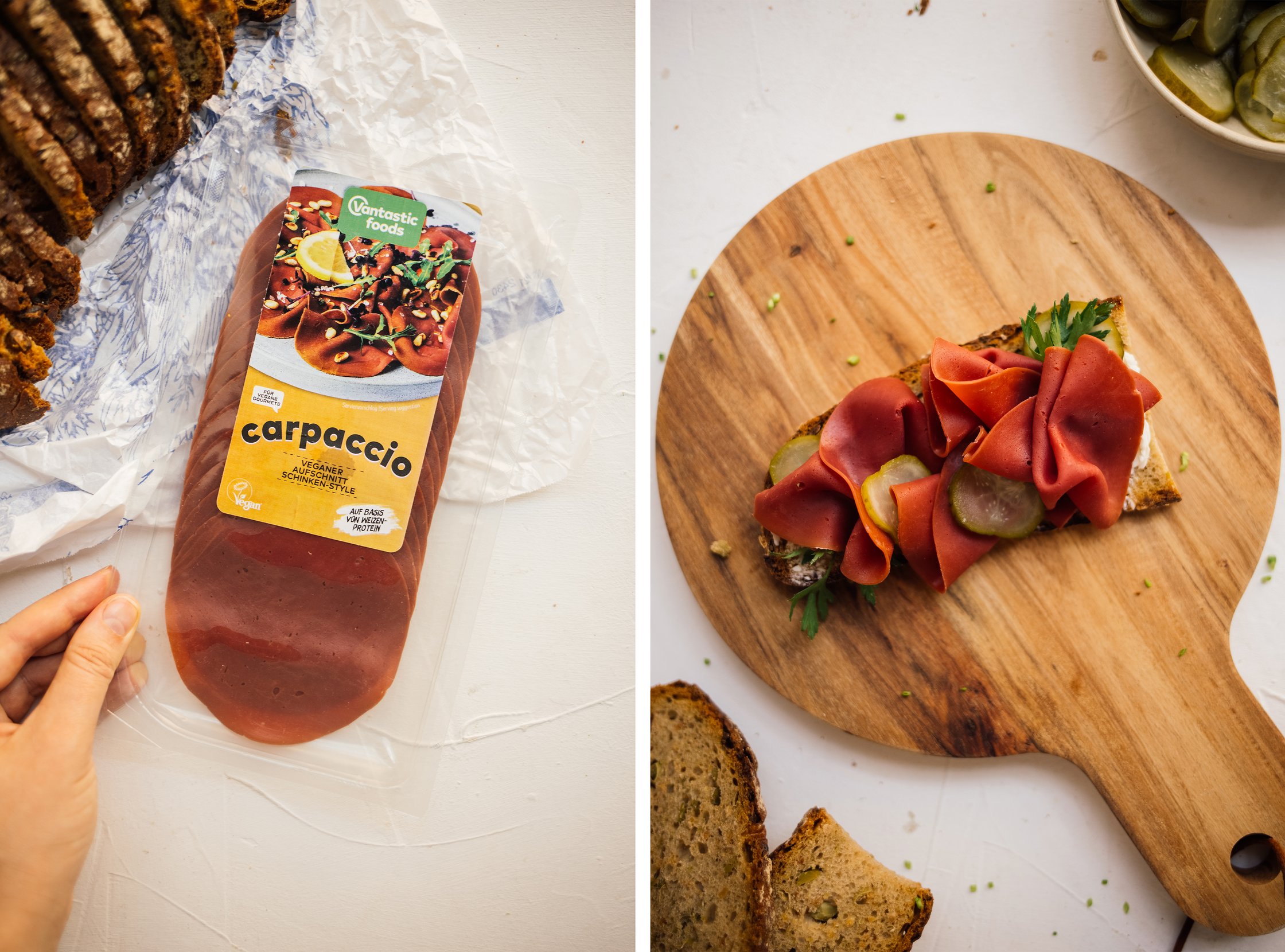 vegan carpaccio from vantastic foods