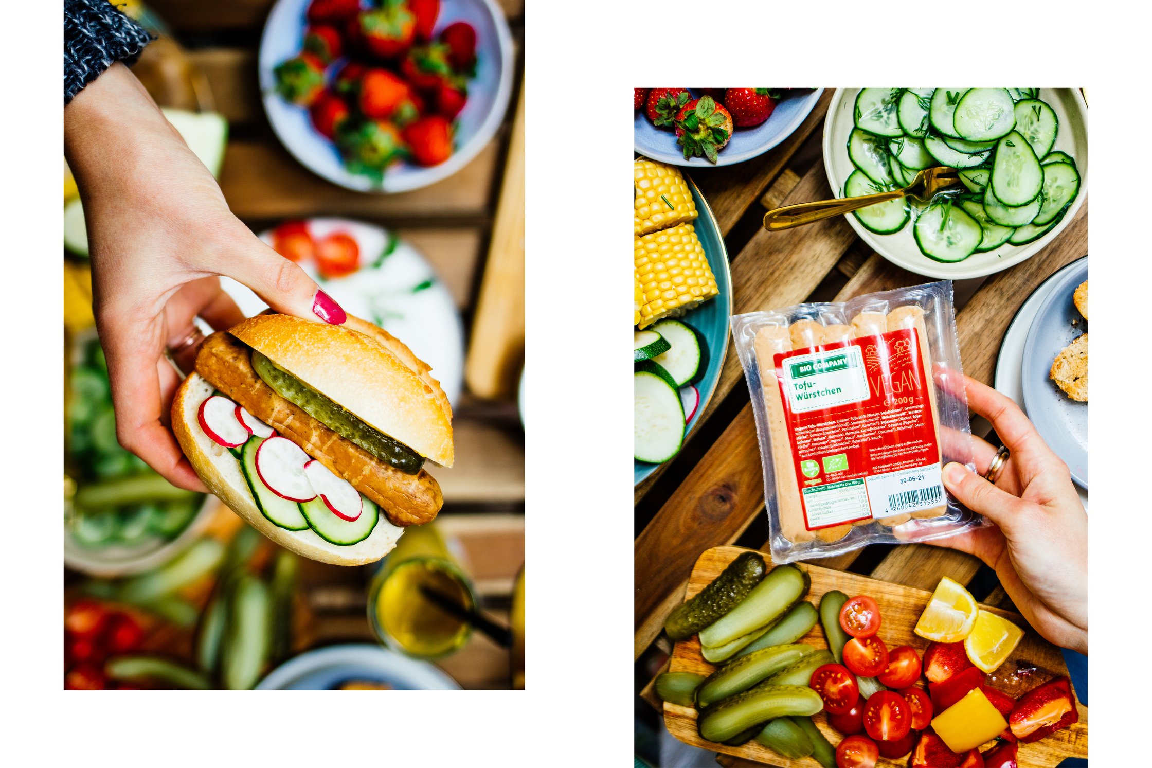 vegan sausages from BioCompany