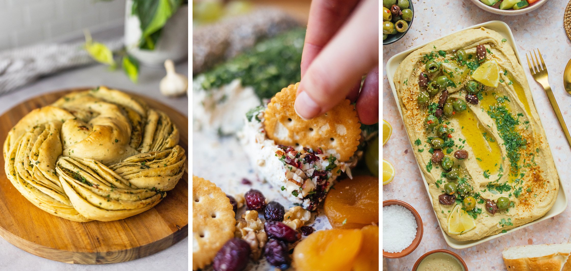 Vegane Picknickrezepte Brotzeit
