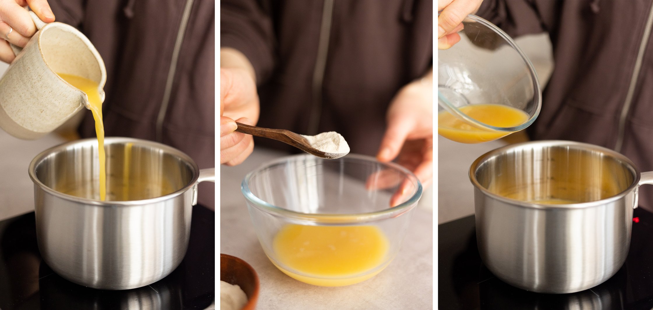 Zubereitung von Agar Agar