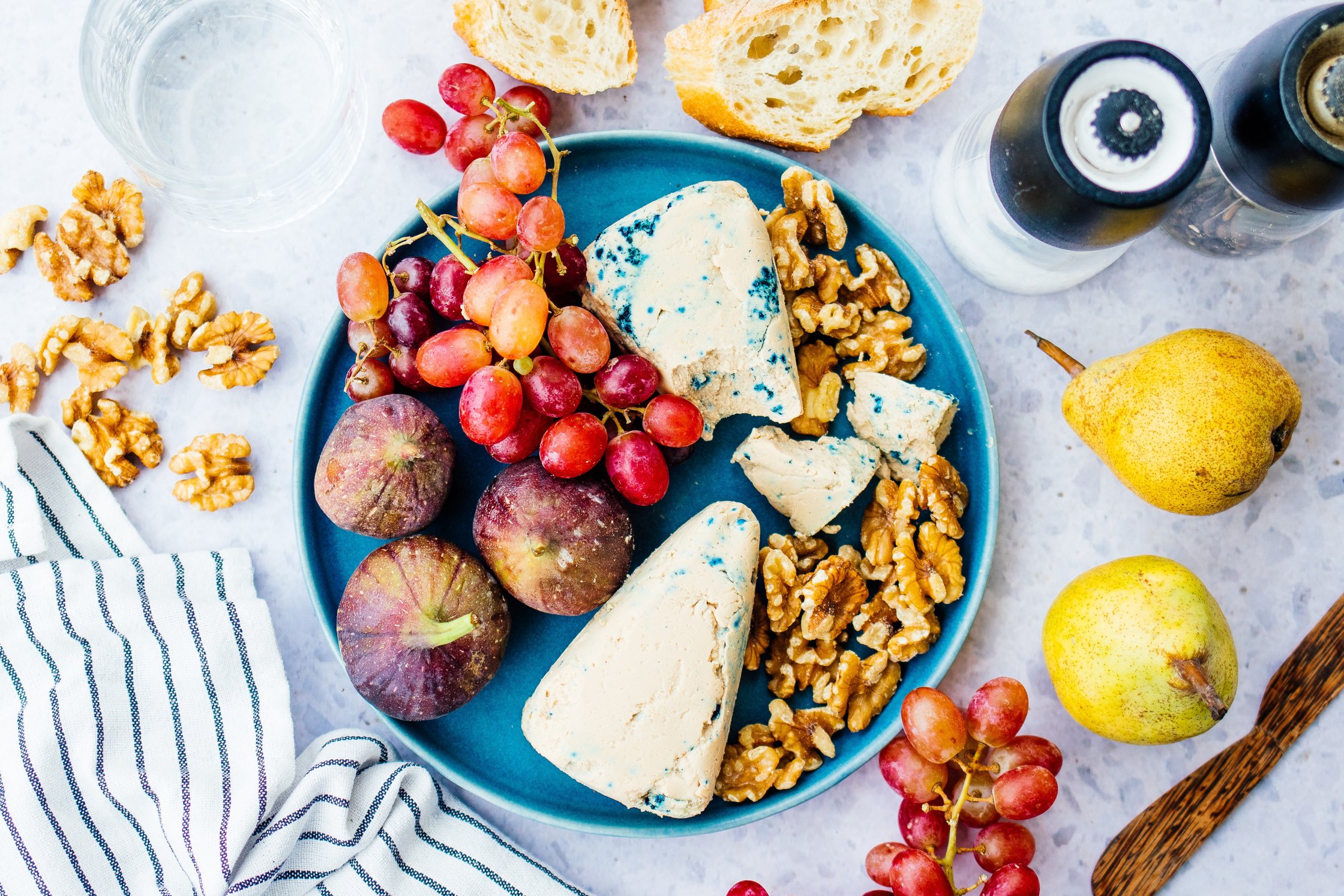 veganer Gorgonzolakäse aus Tofu und Cashewkernen