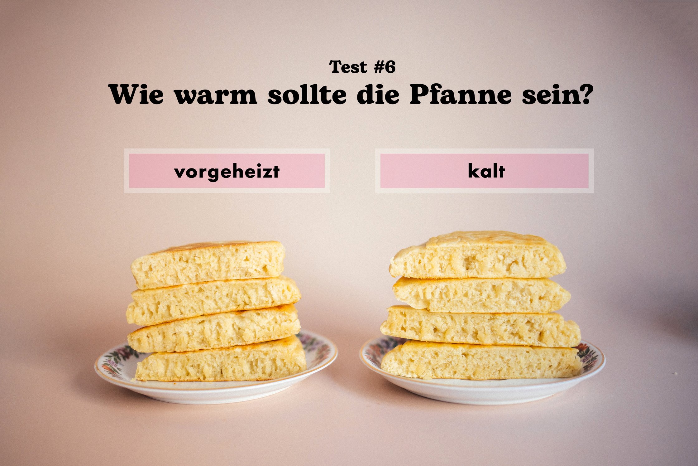 veganer pancake test pfanne vorheizen oder nicht