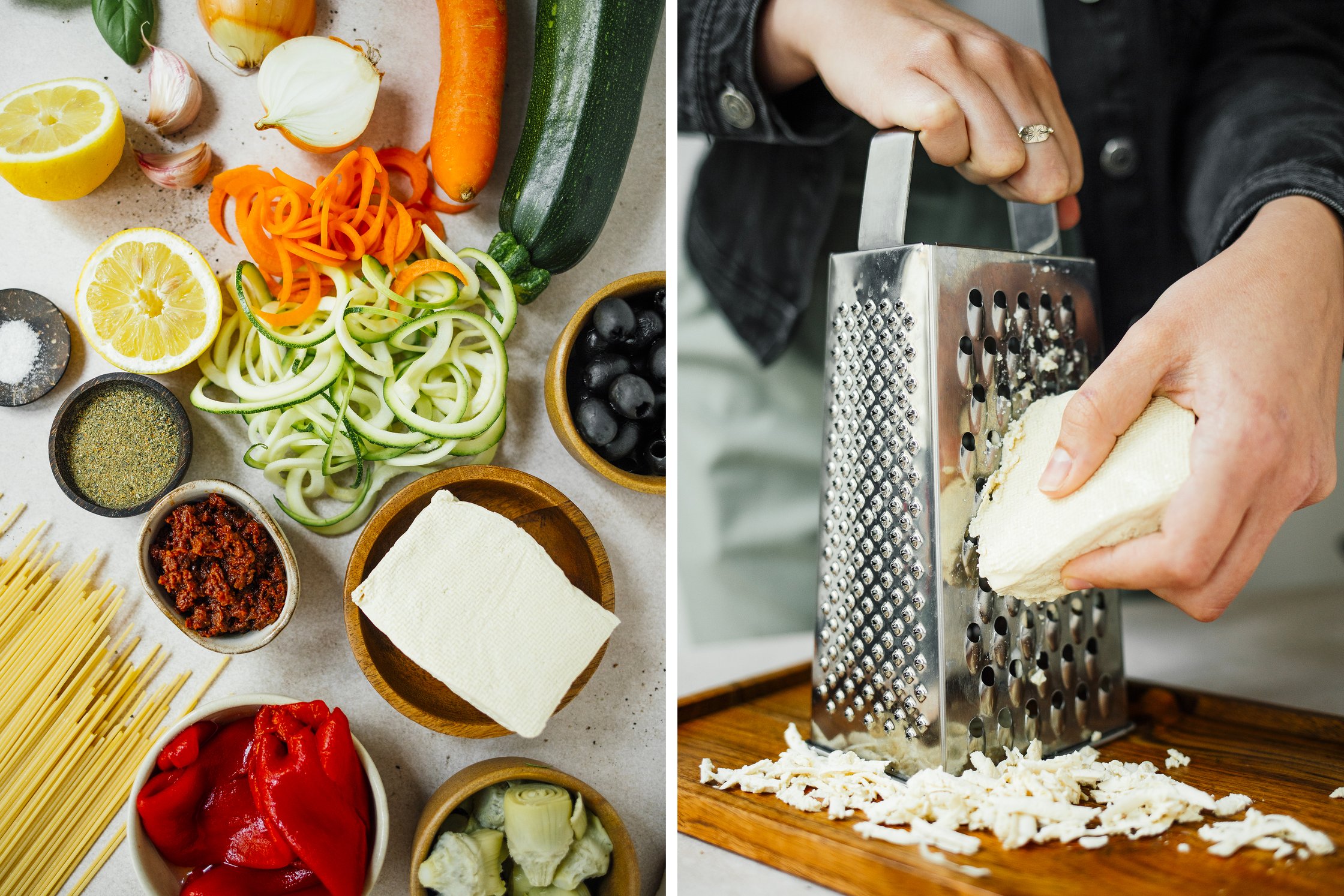 Zutaten für Shredded Tofu