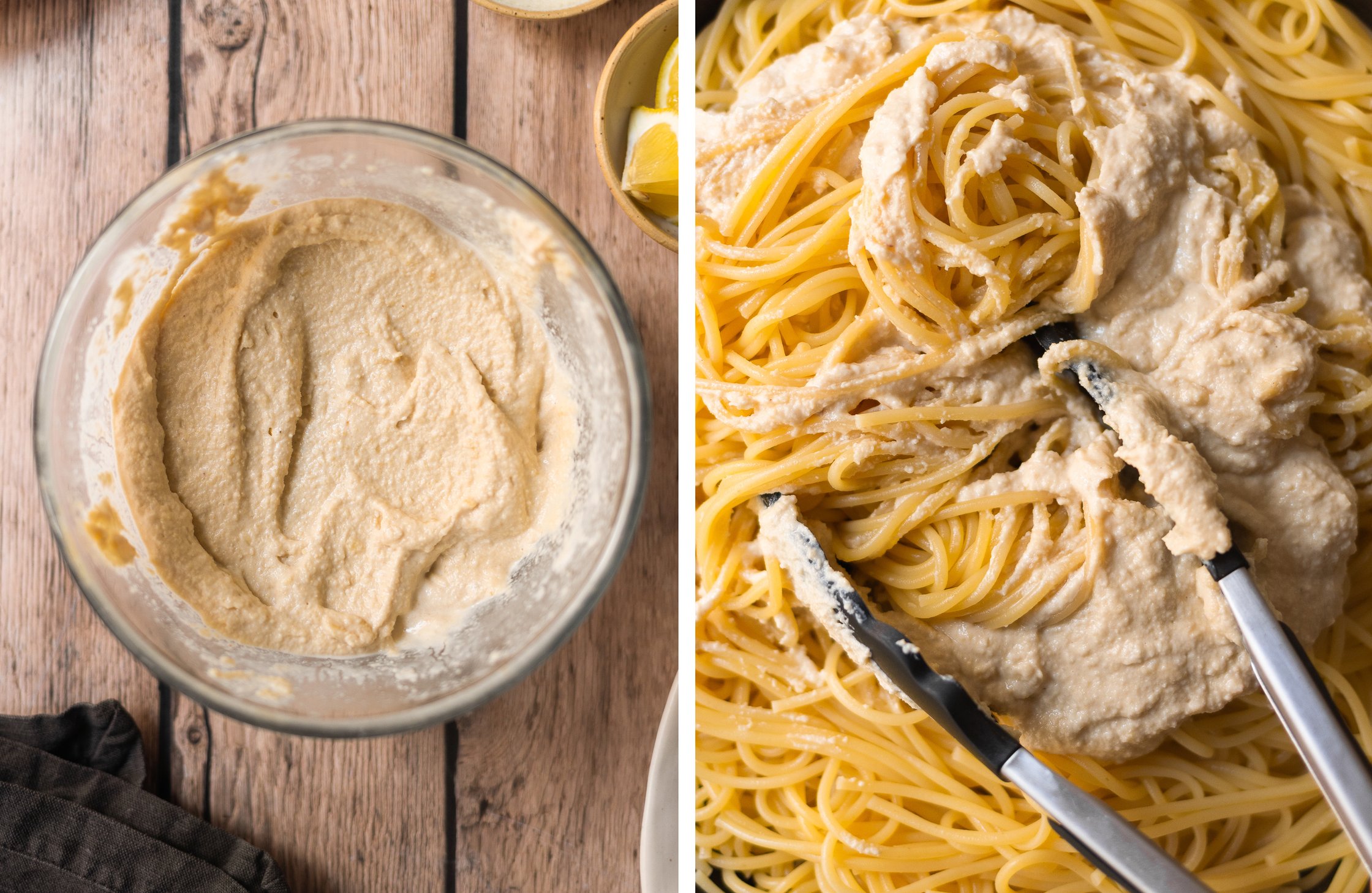 ingredients for the Cacio e Pepe sauce