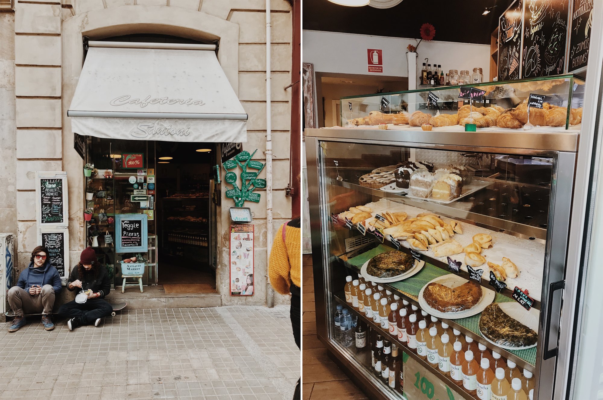 vegan cafe with snacks