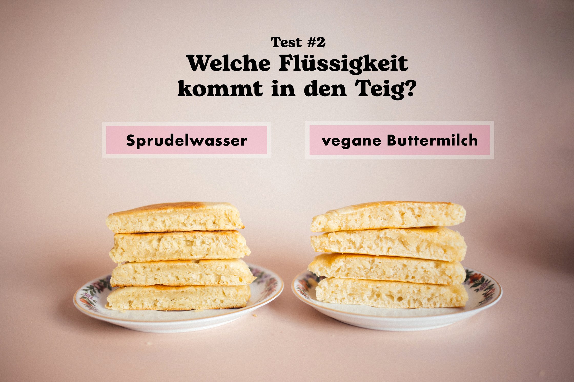 veganer pancake test sprudelwasser vs vegane buttermilch