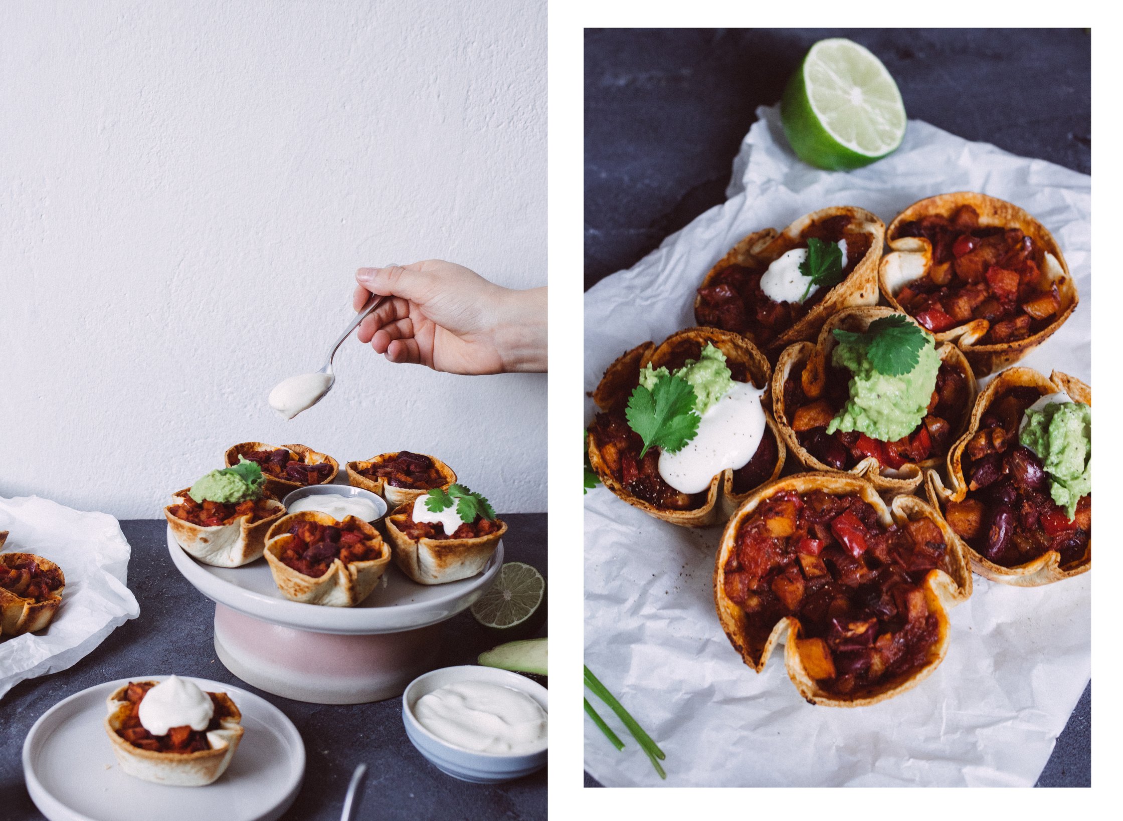 baked taco cups