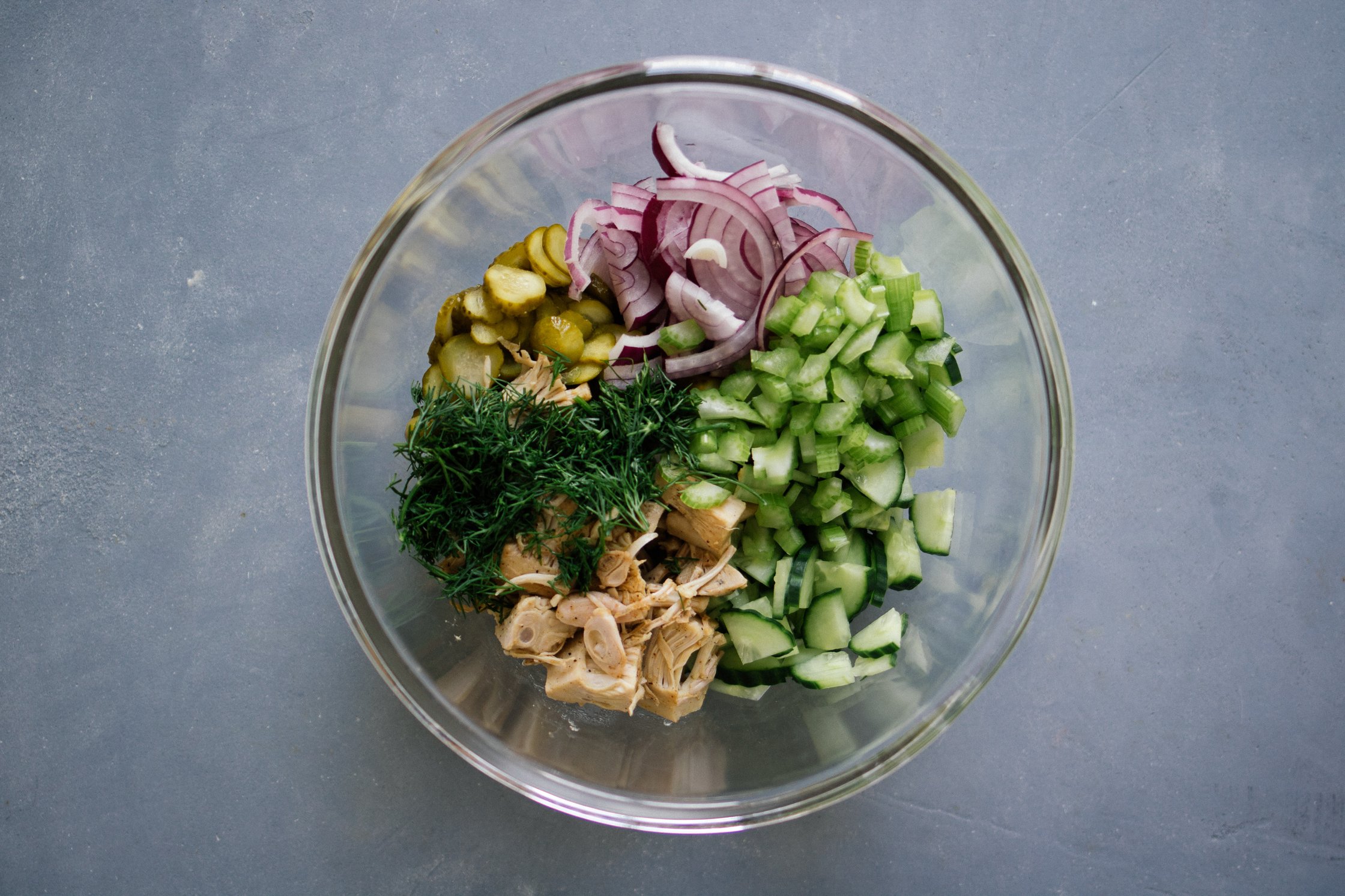 all ingredients in a big bowl