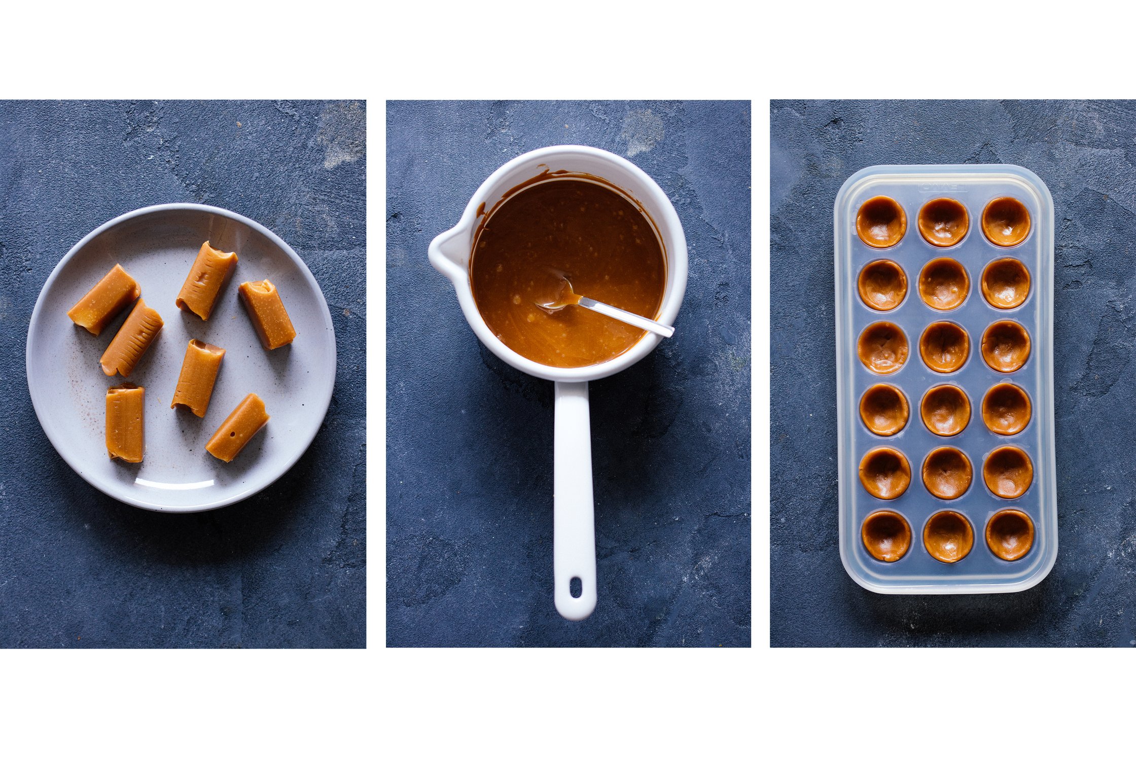 vegan toffifee made of caramel bonbons