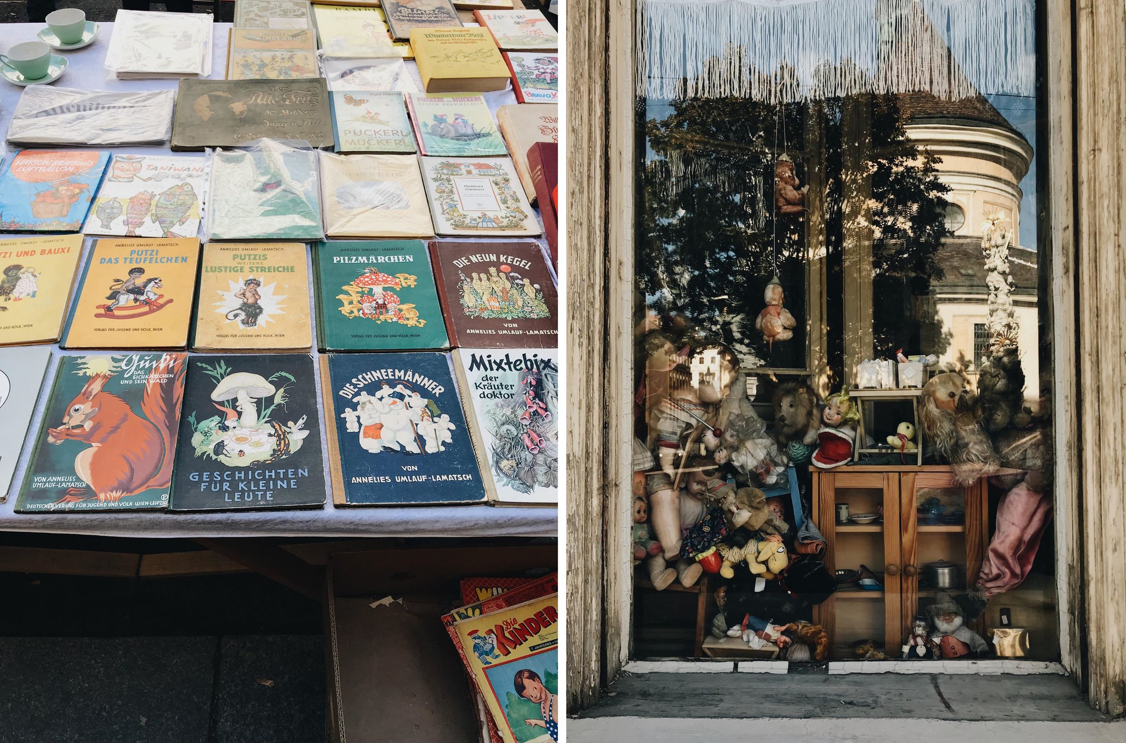 window shopping in vienna