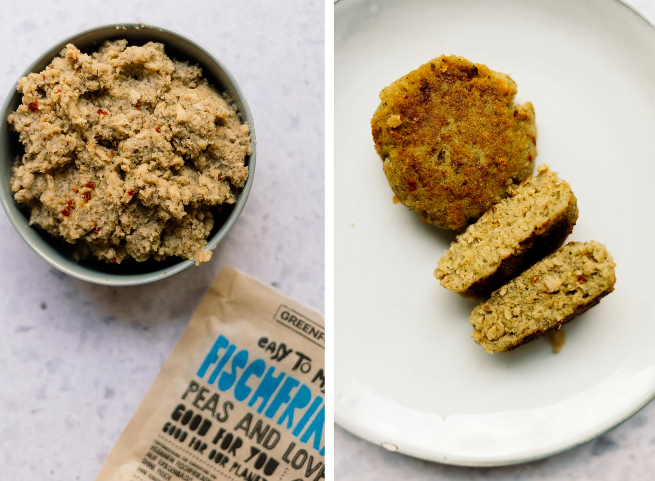 vegane fischfrikadelle von greenforce