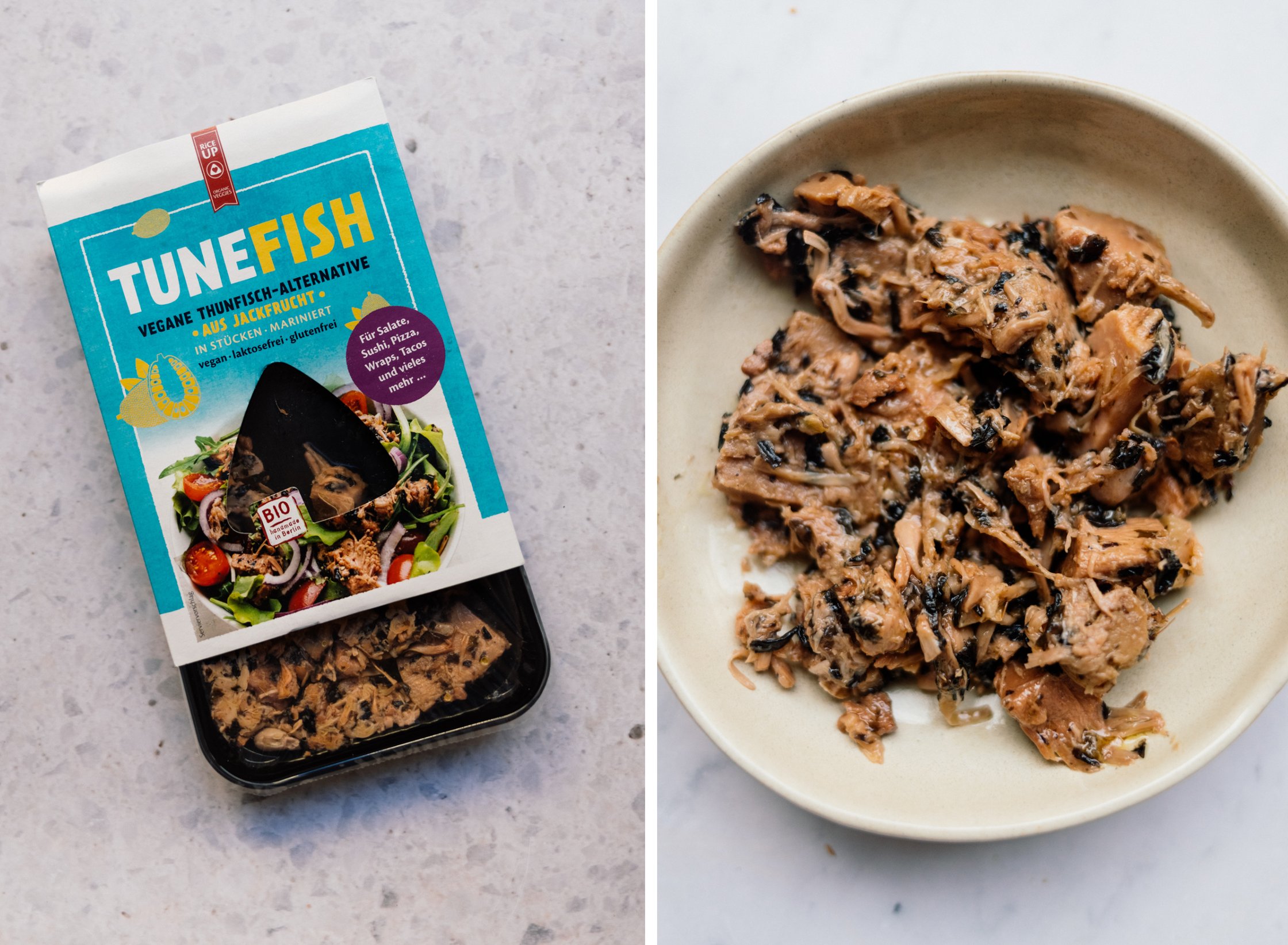 veganer thunfisch von rice up
