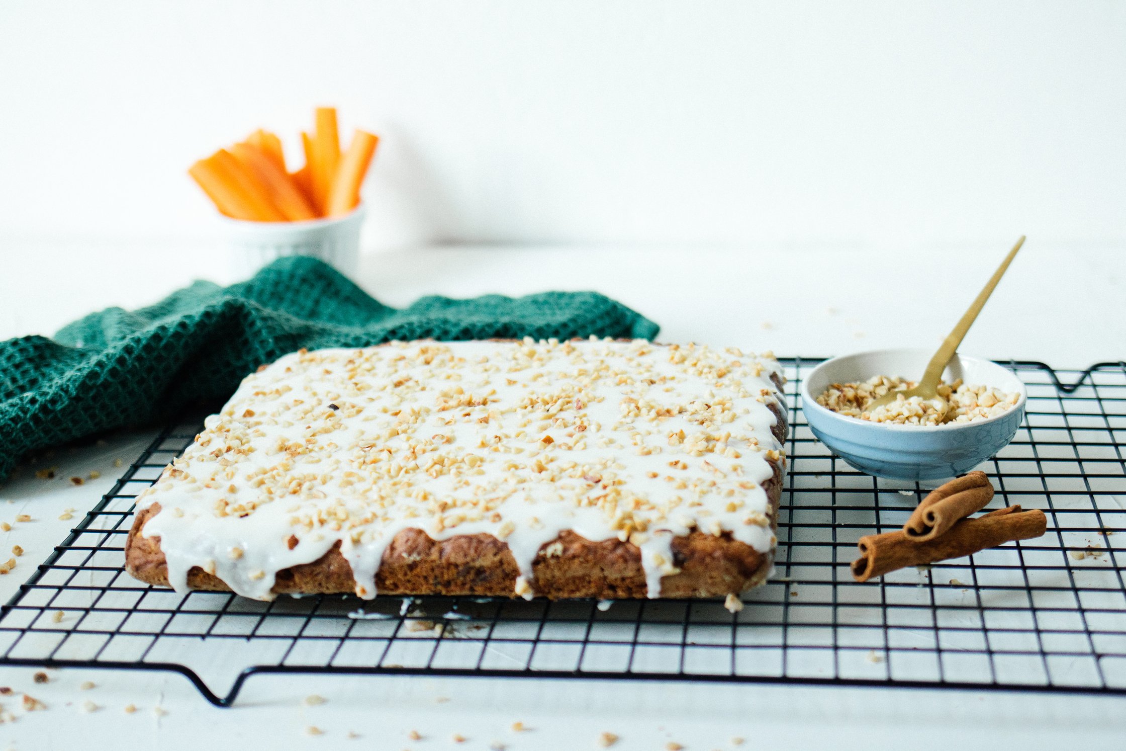 carrot cake is ready