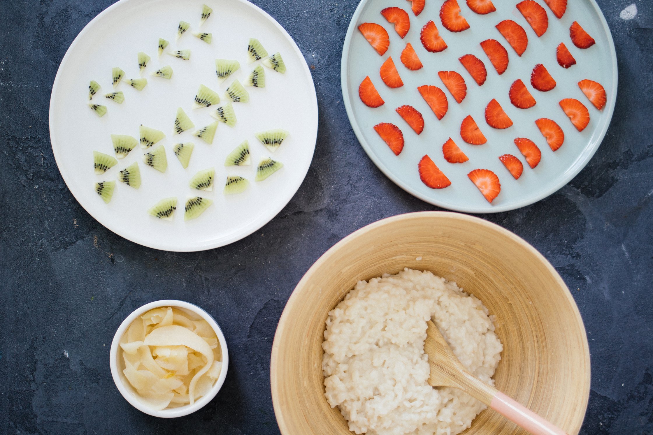 Sushi Reis in einer Schüssel