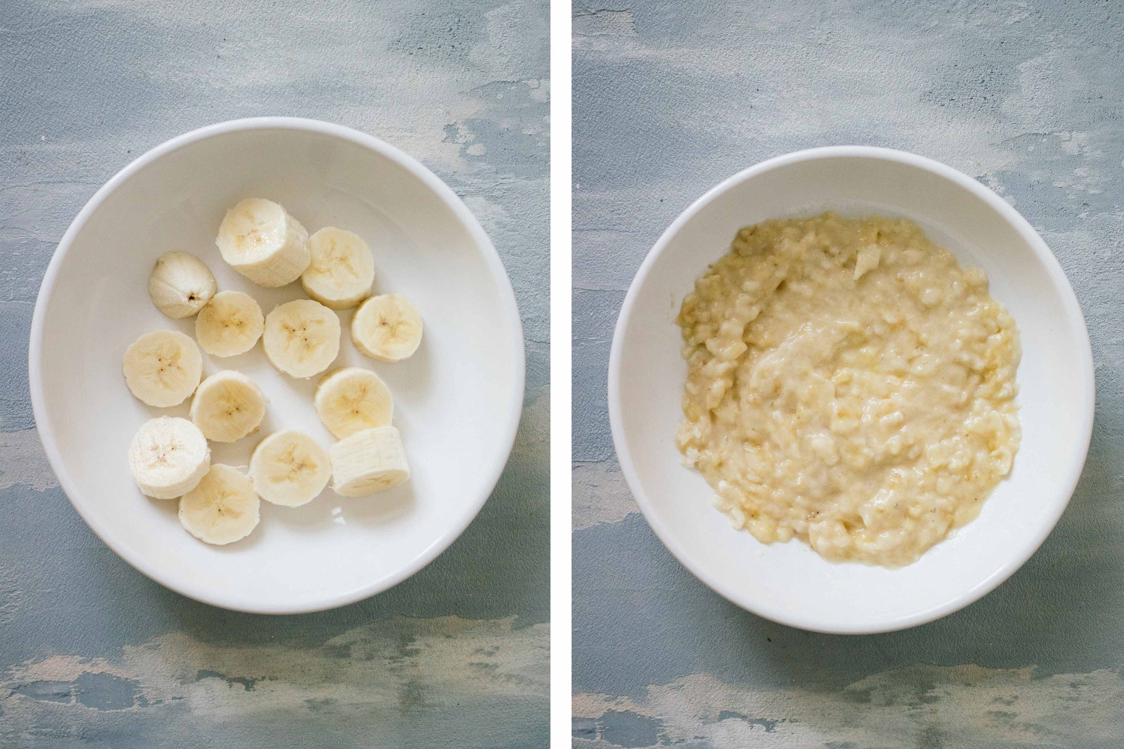 zermatschte Banane