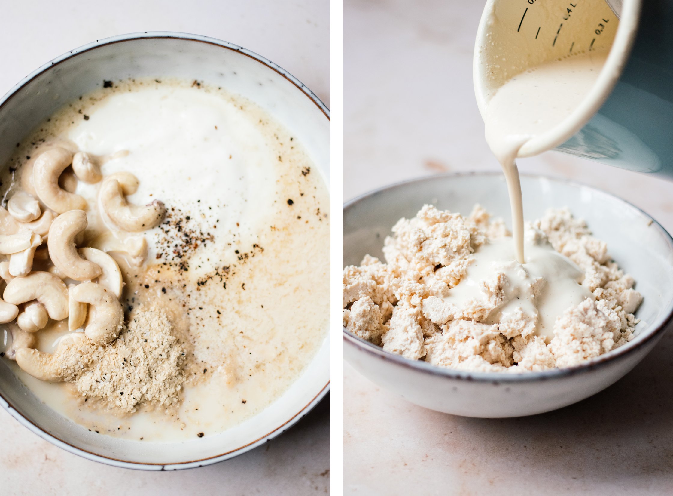 ingredients for vegan cottage cheese