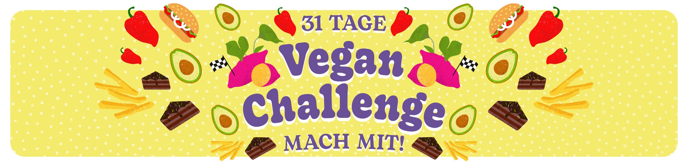 31 Tage Vegan Challenge | Veganuary 2023 | Cover Landingpage