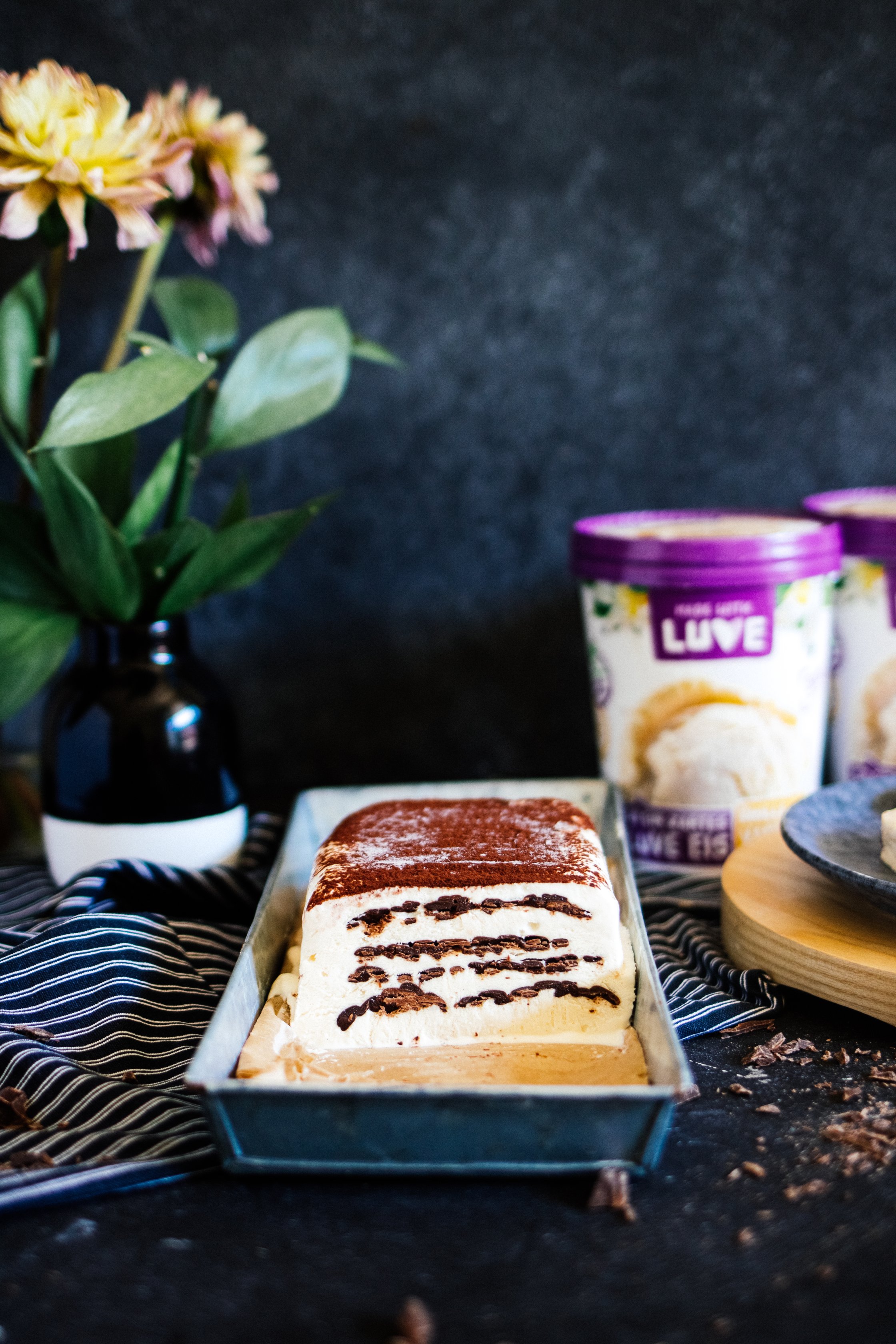 veganes Viennetta mit LUVE Vanilleeis