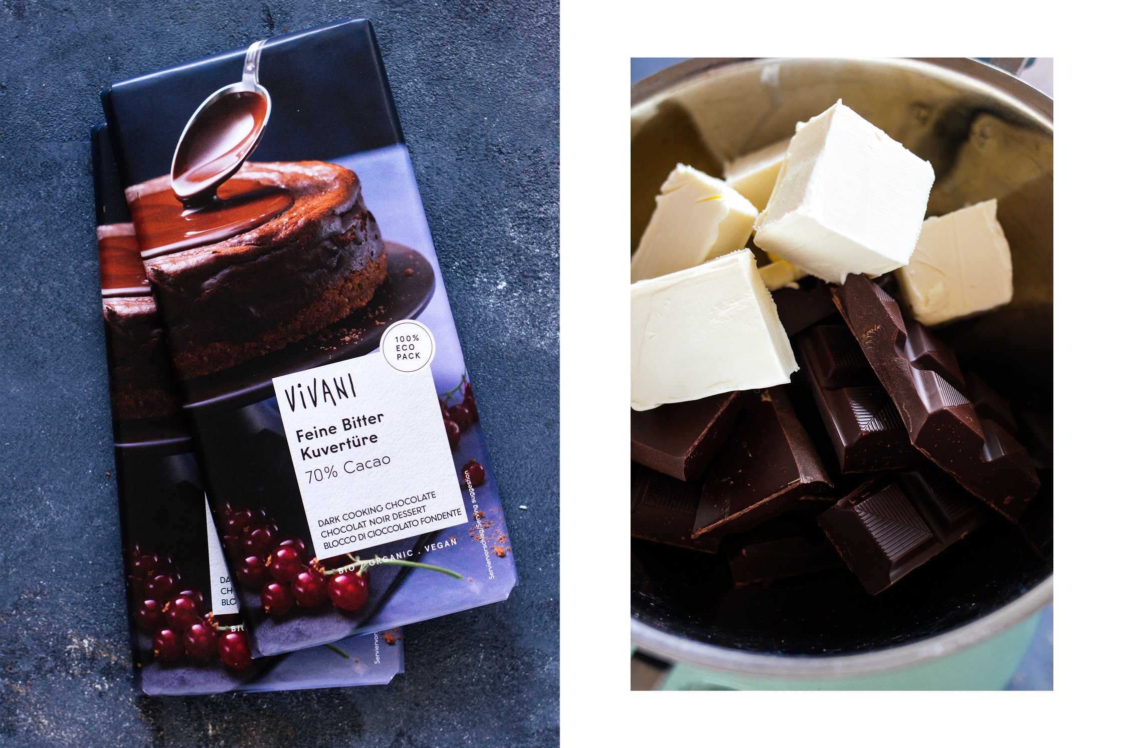 vegan chocolate and butter