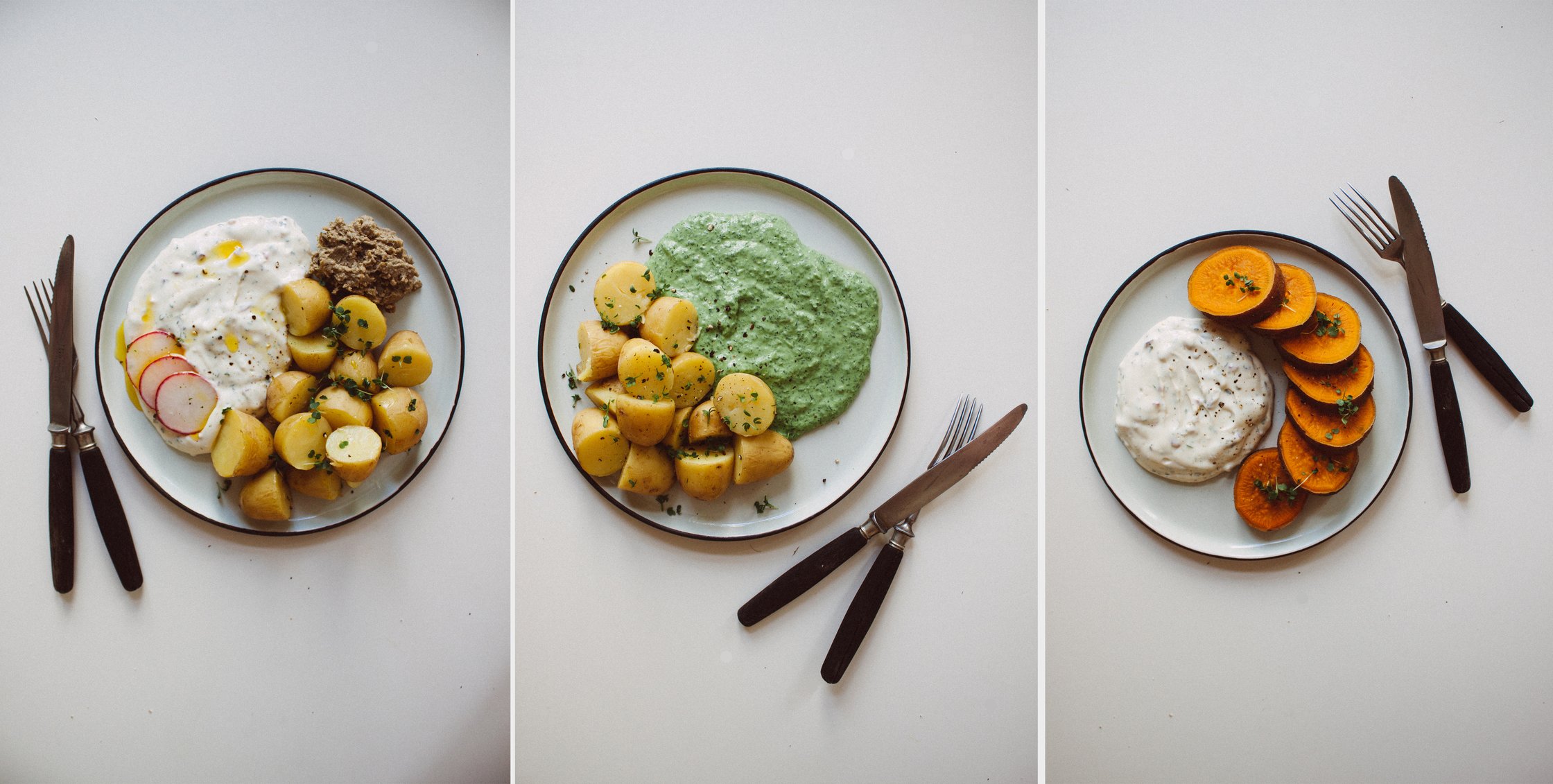 R187 Kartoffeln mit Quark 3 vegane Rezepte