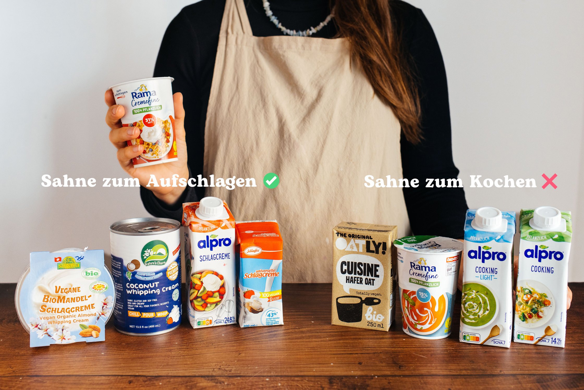 vegan whipped cream vs. vegan cream for cooking