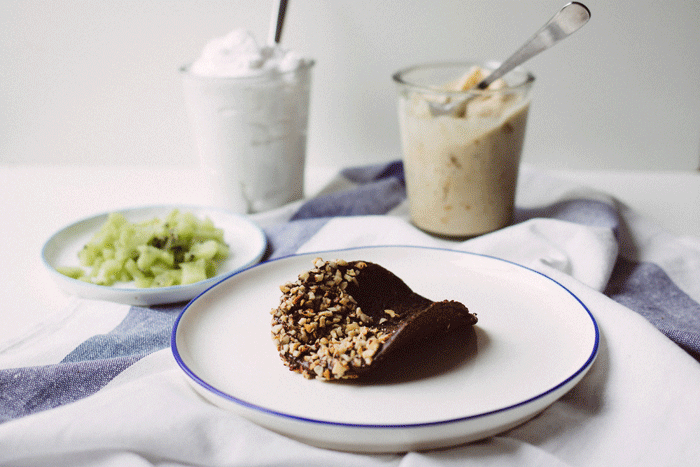 R138 Chocolate tacos with nice cream