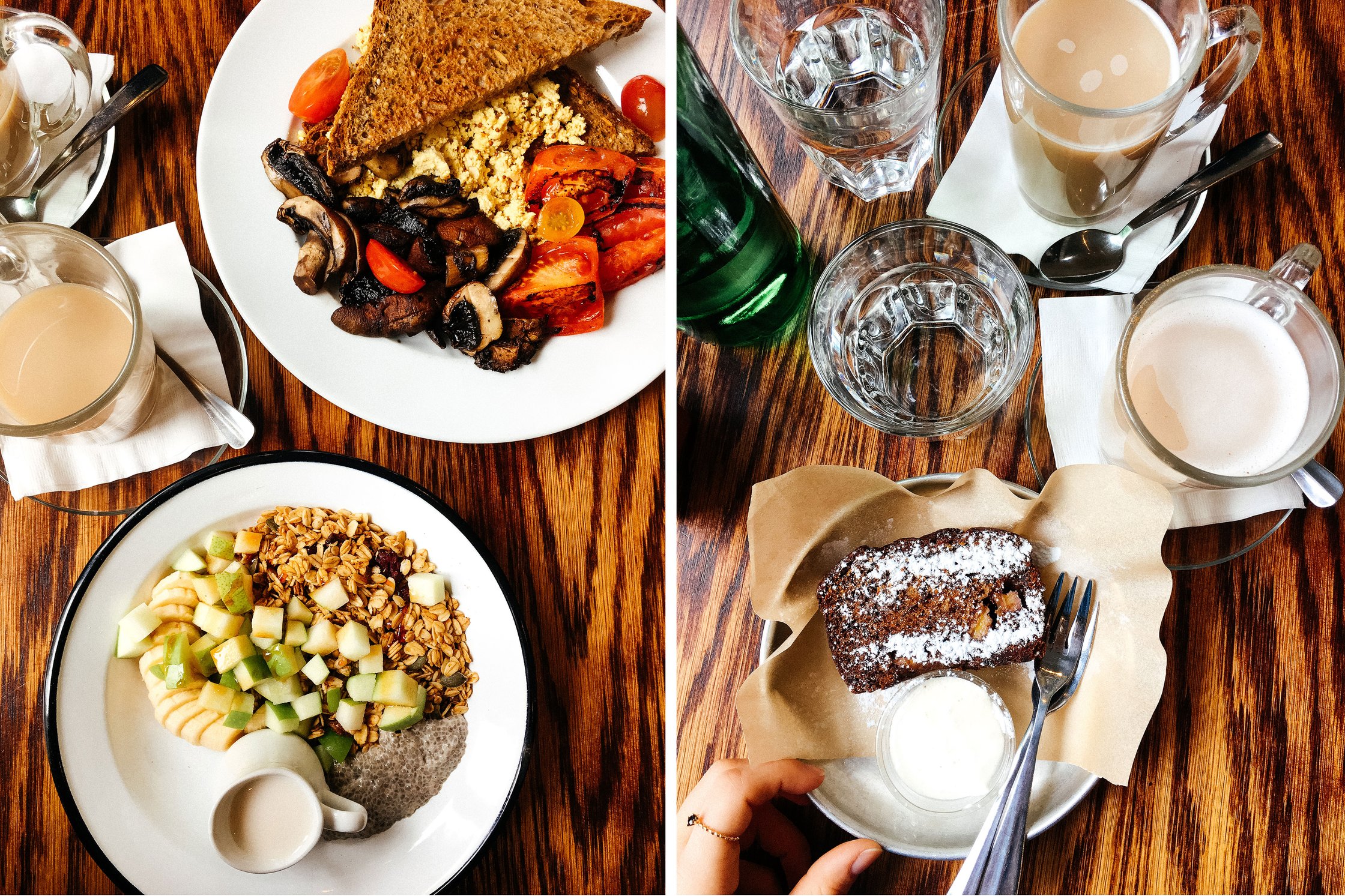 Breakfast at Café XoHo in Tel Aviv