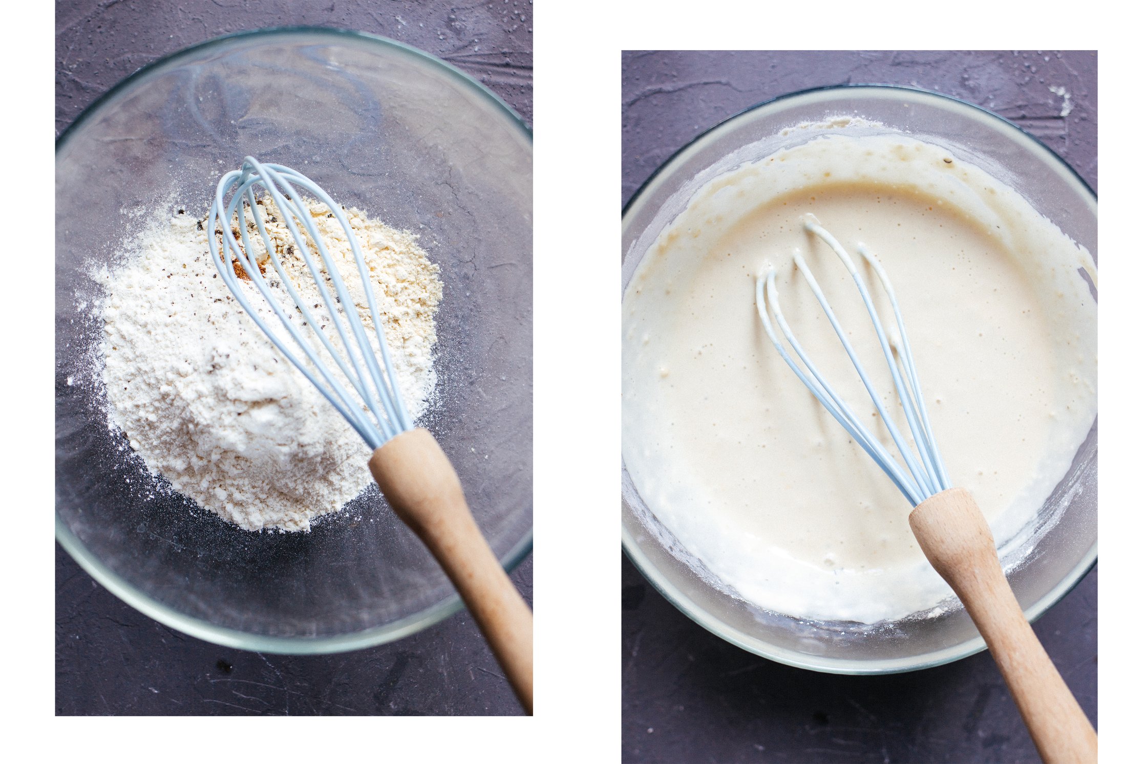 Teig für die veganen Pfannkuchen