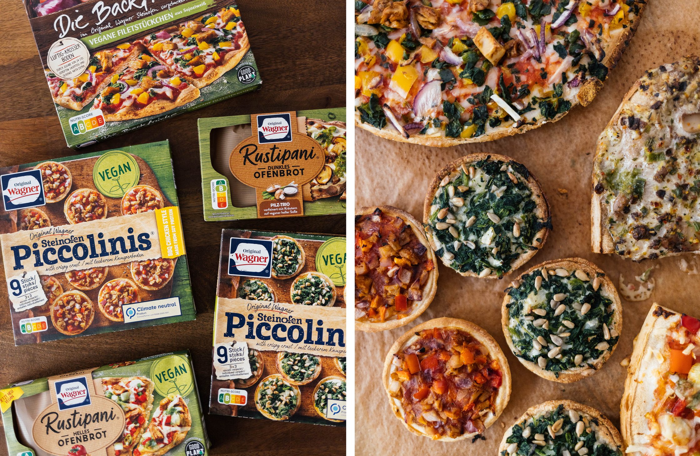 vegan frozen pizza from Wagner