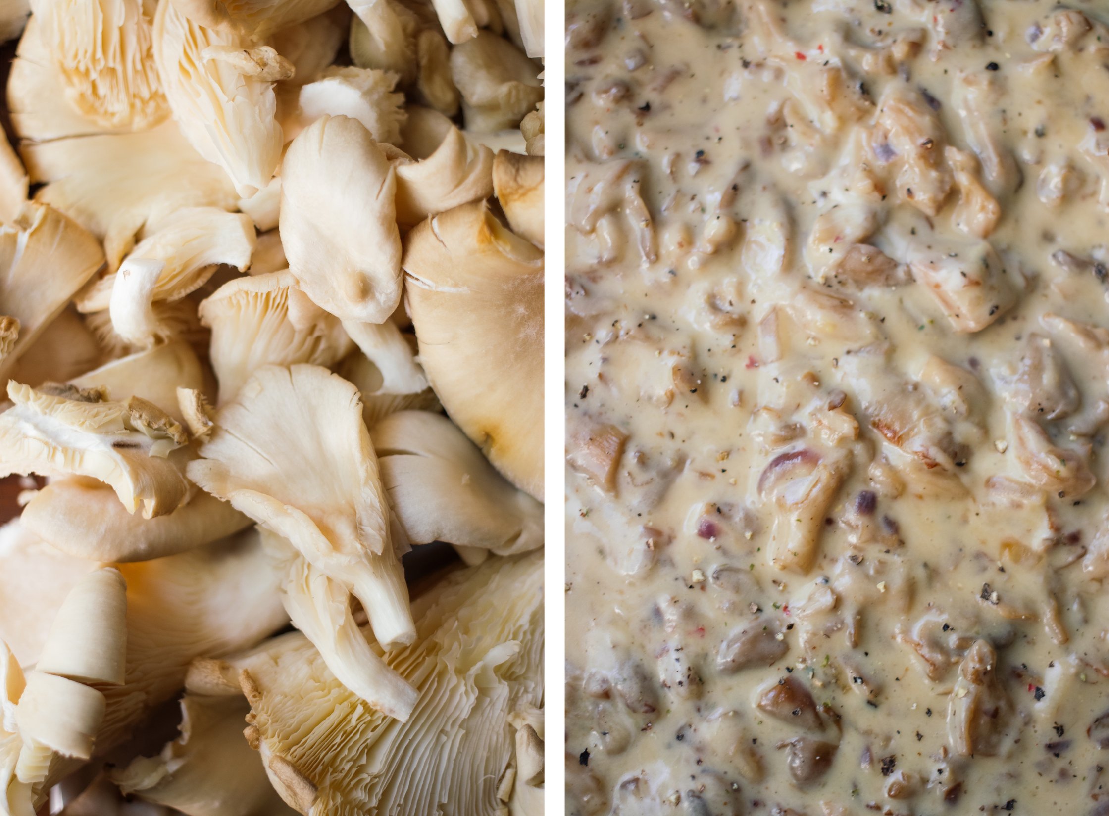 mushrooms for stroganoff sauce