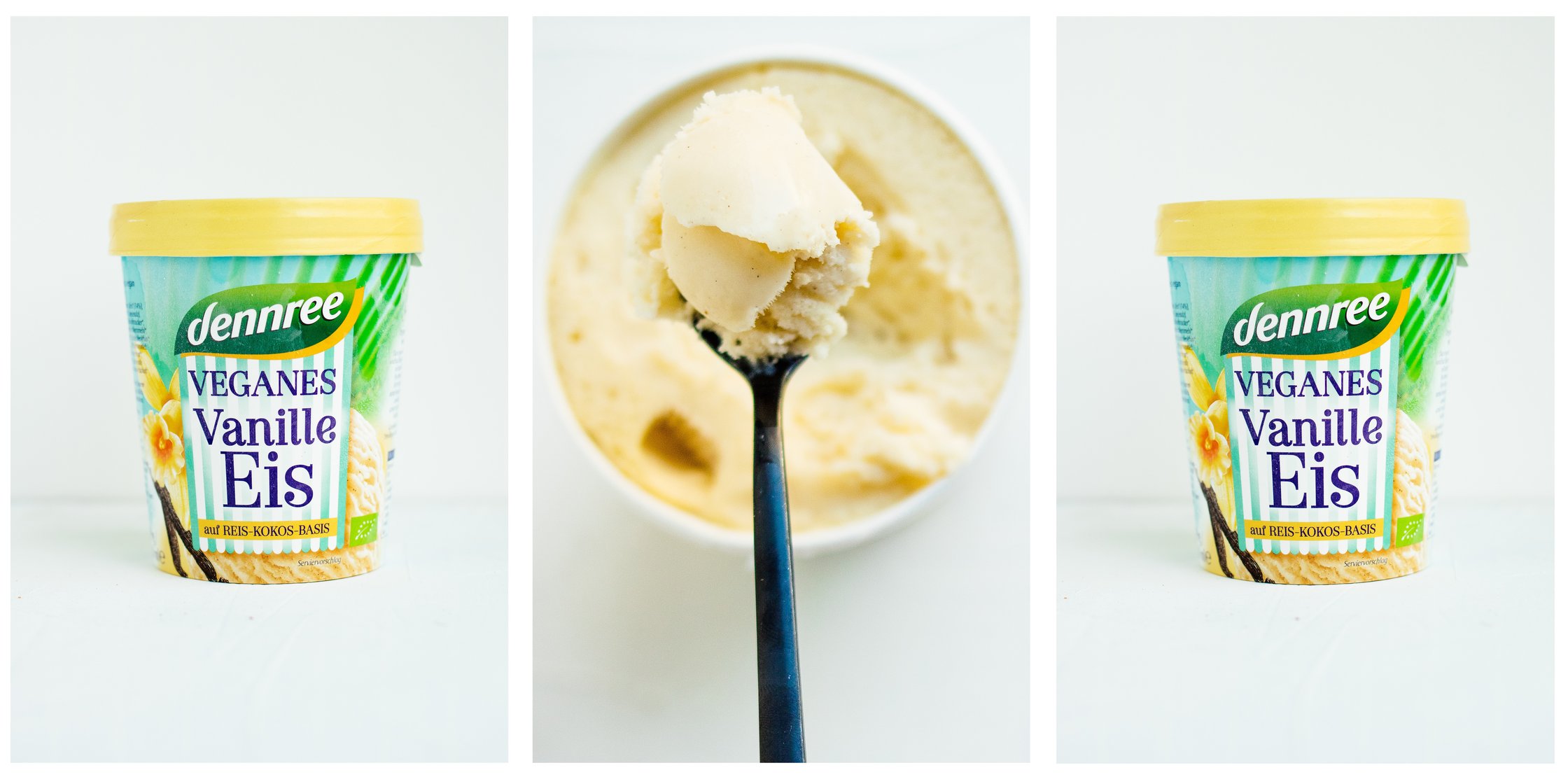 Veganes Dennree Vanille Eis