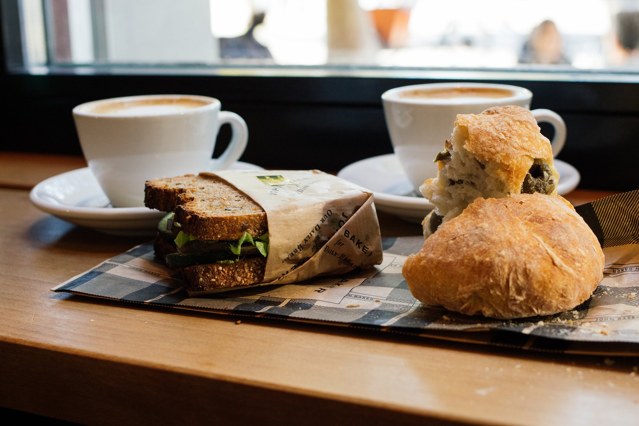Sandwich and Coffee