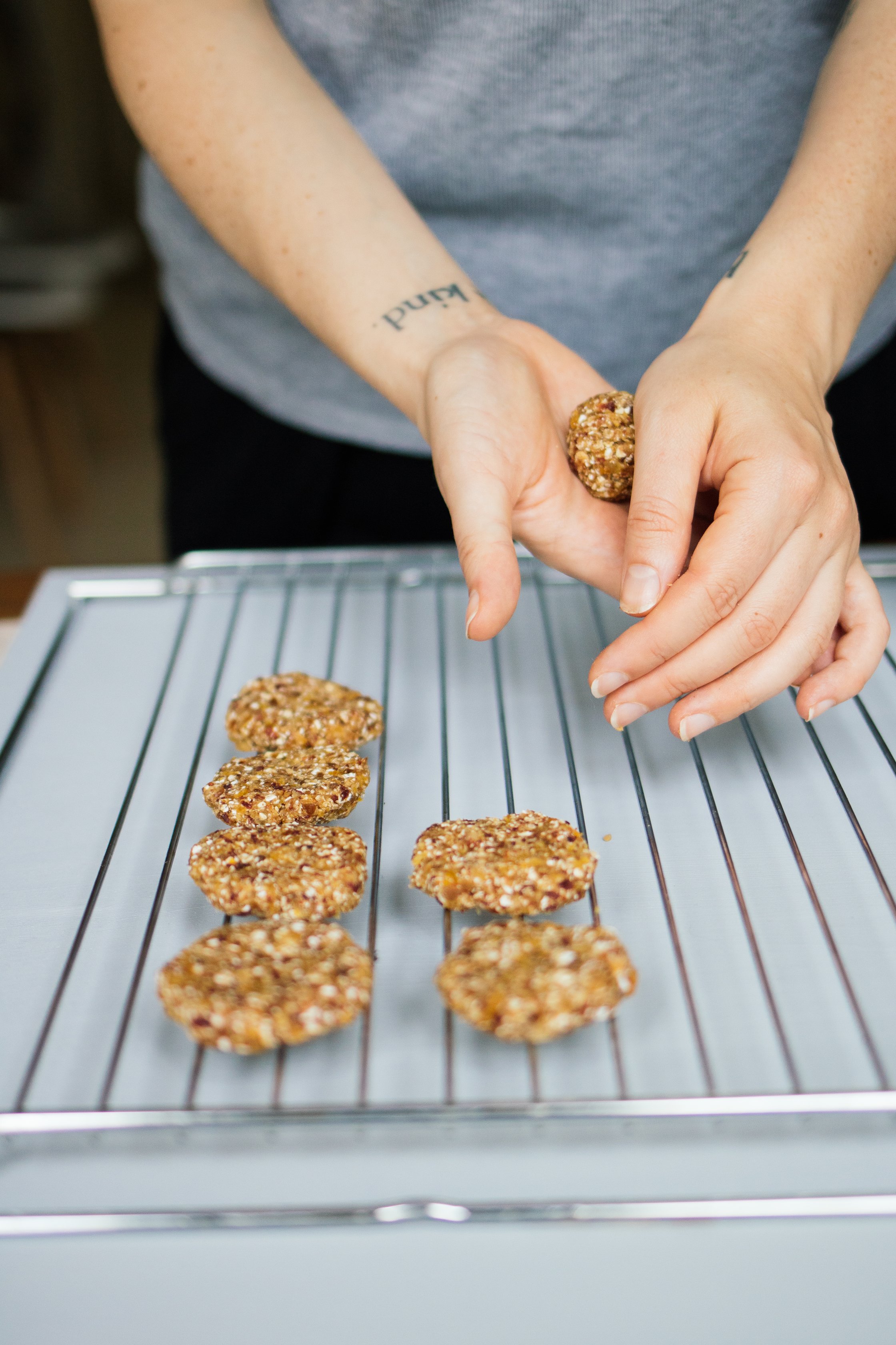 vegane no-bake cookies formen