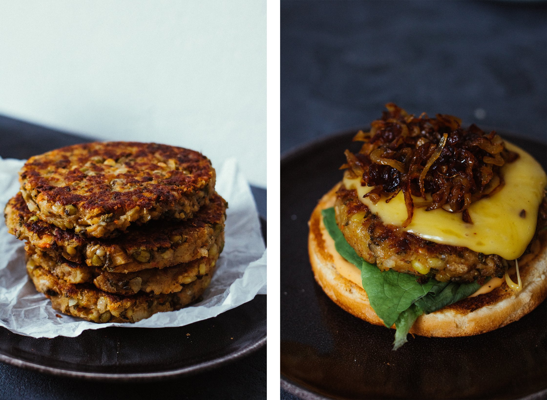 vegan burger patties