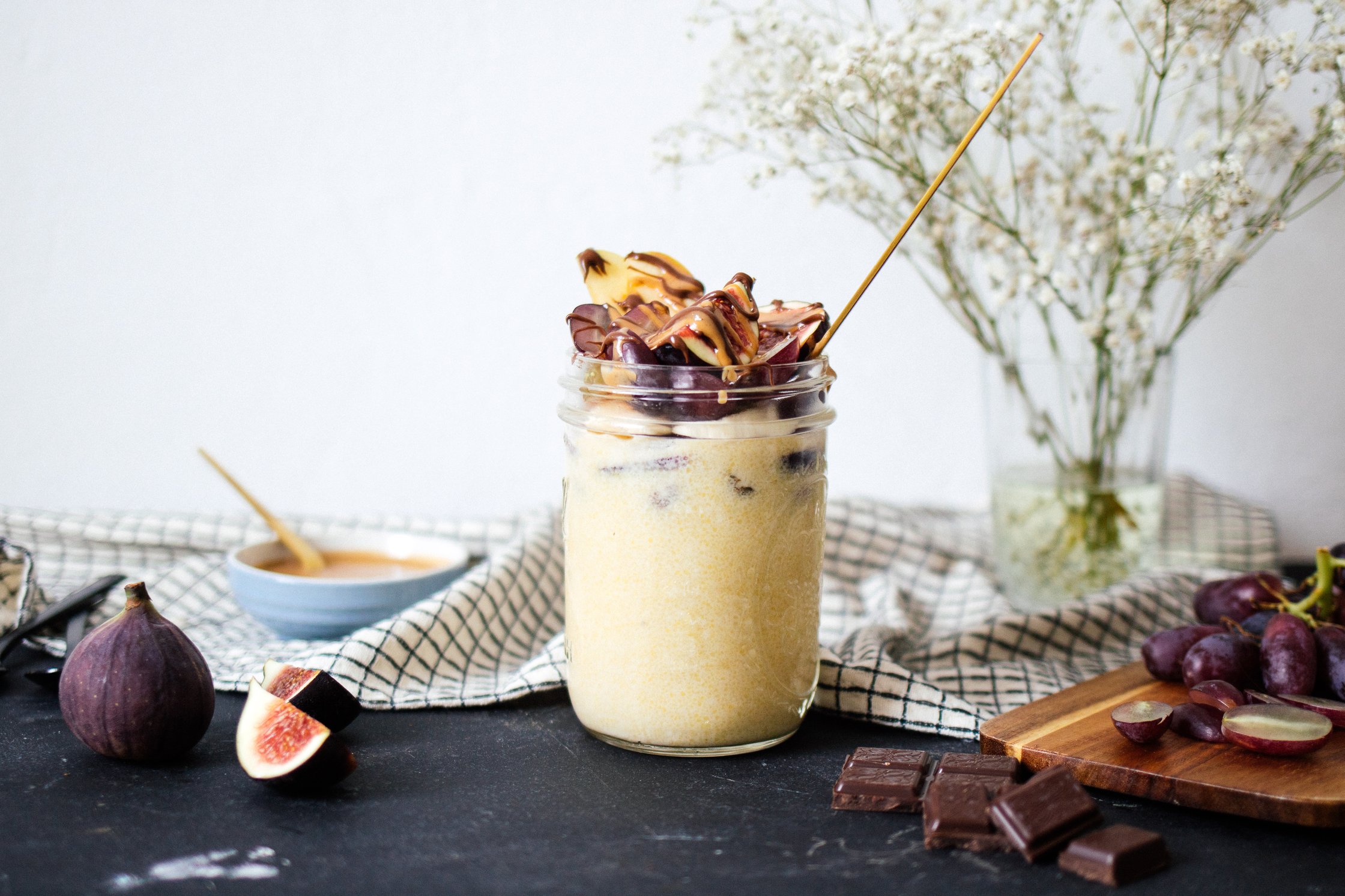 vegane Polenta im Glas