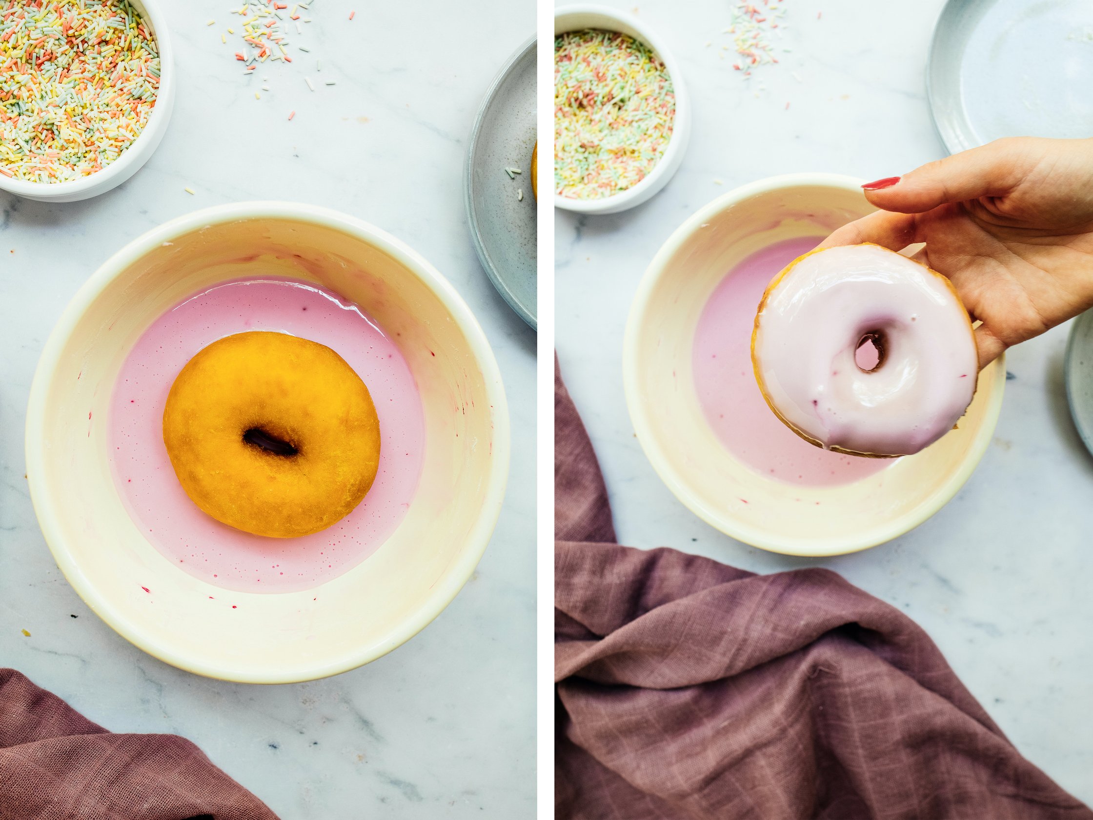 icing vegan donuts