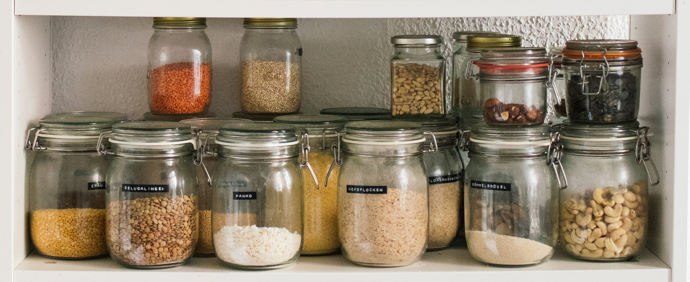 trockene hülsenfrüchte aus der veganen vorratskammer