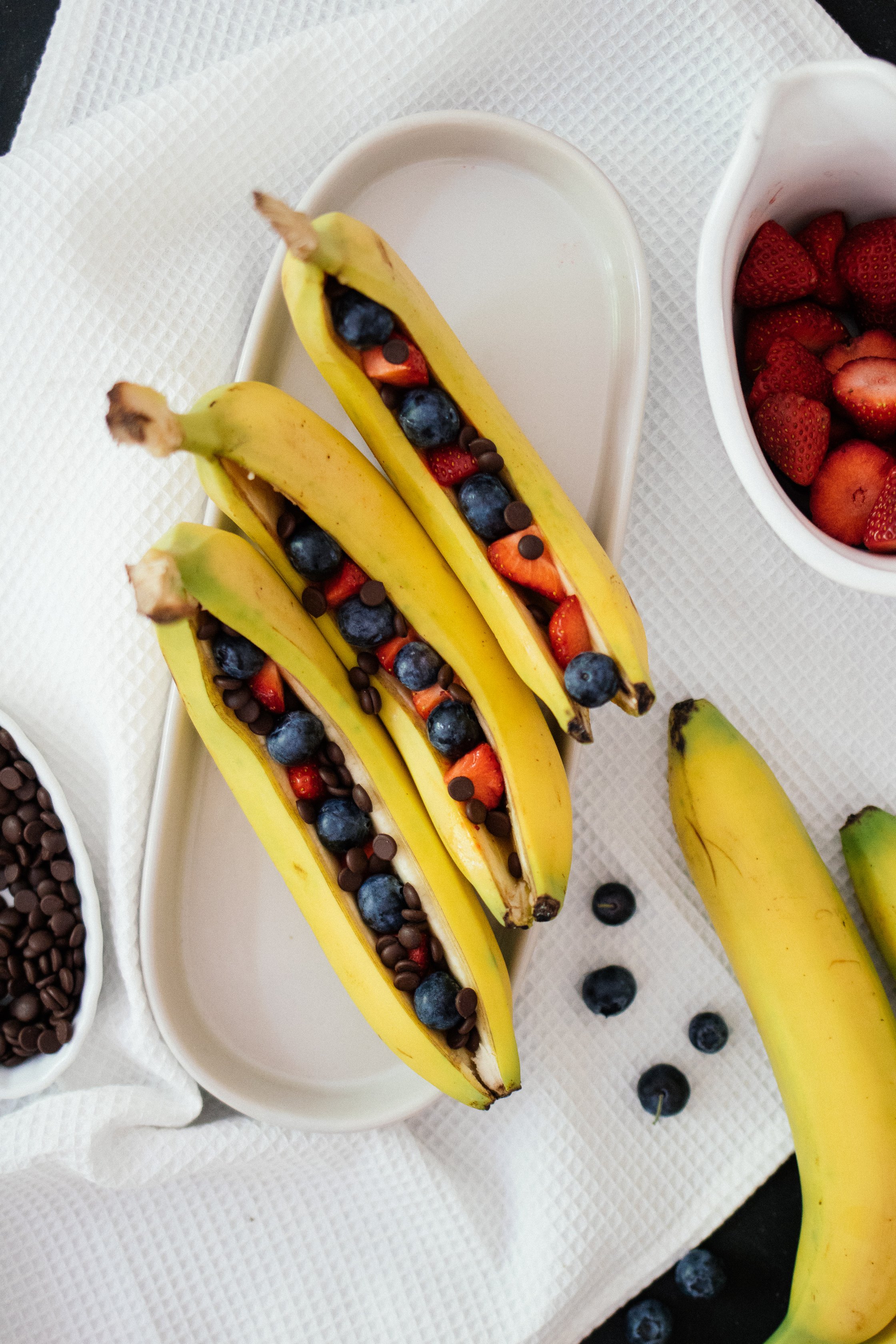 Gefüllte Bananen