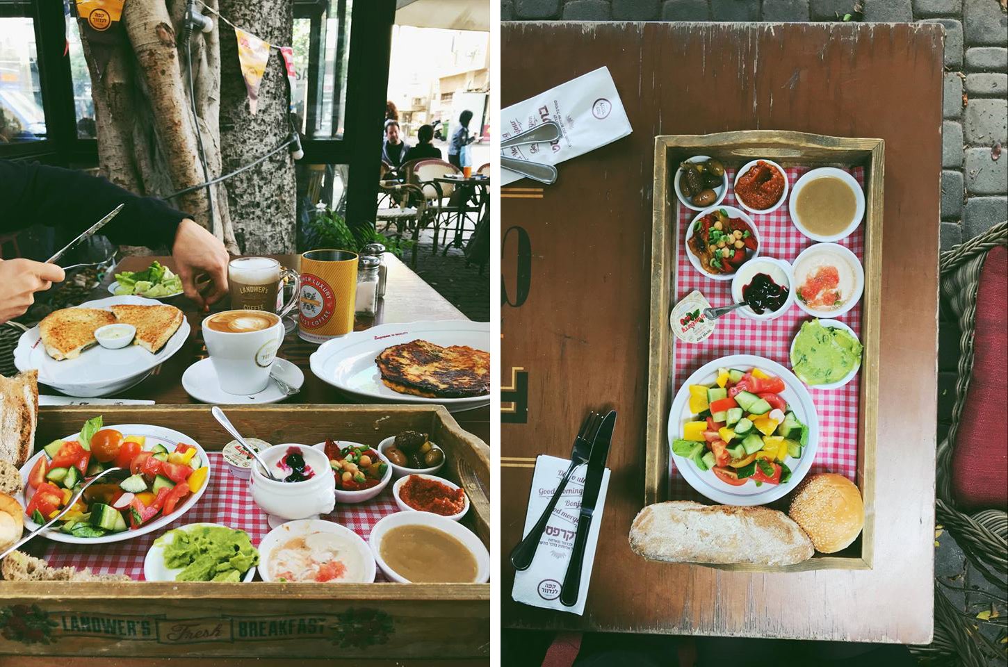 landwer cafe in tel aviv