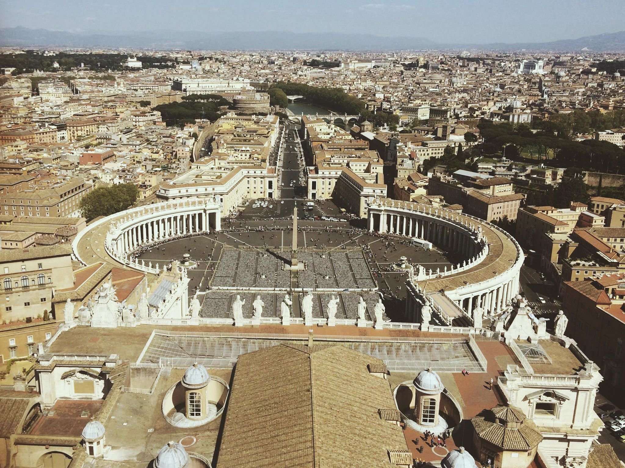 view of rome from top
