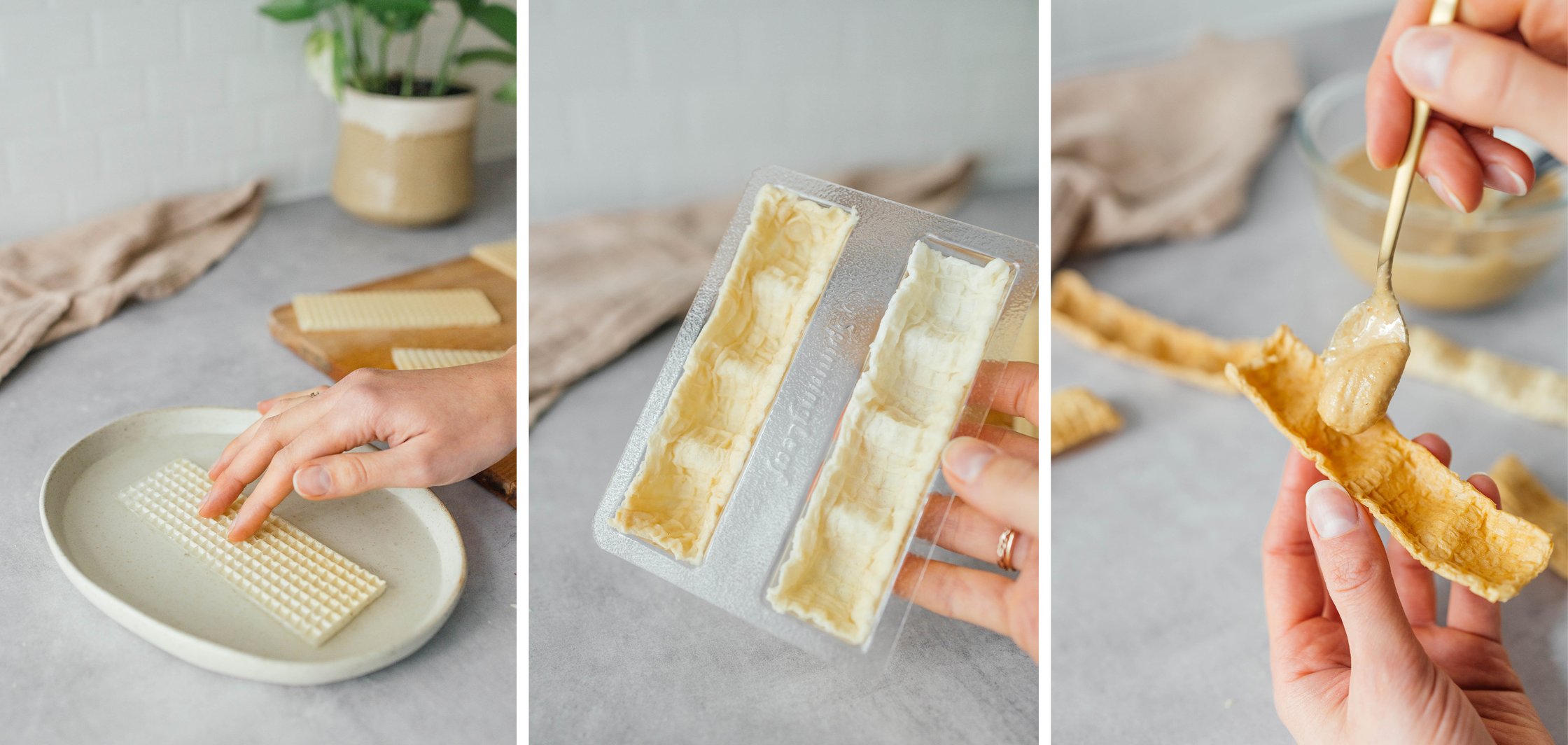 vegane Kinder Bueno formen und füllen