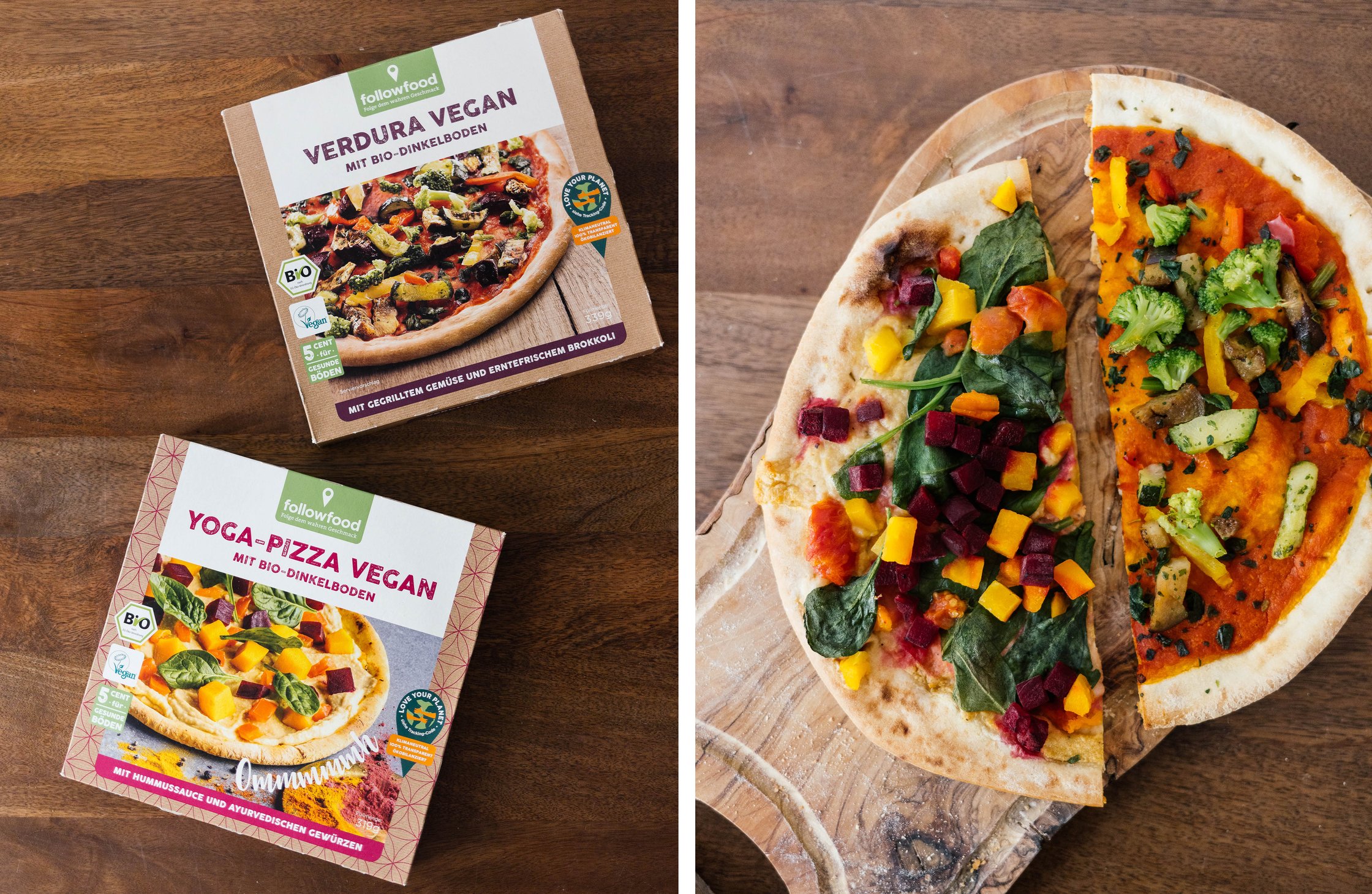 vegan frozen pizza from Followfood