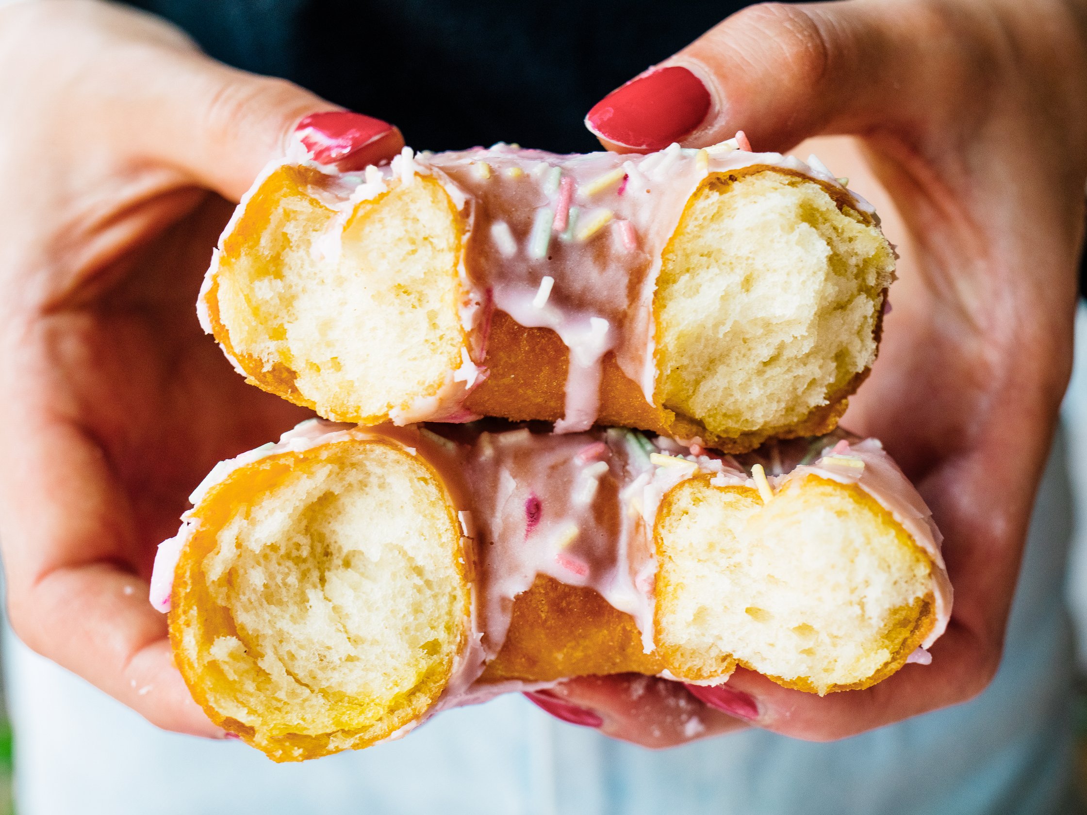 vegane Donuts mit fluffigem Hefeteigq