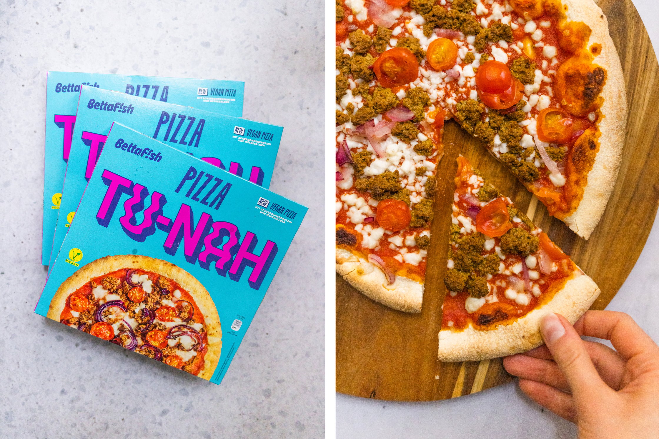 Vegane Thunfischpizza von BettaFish
