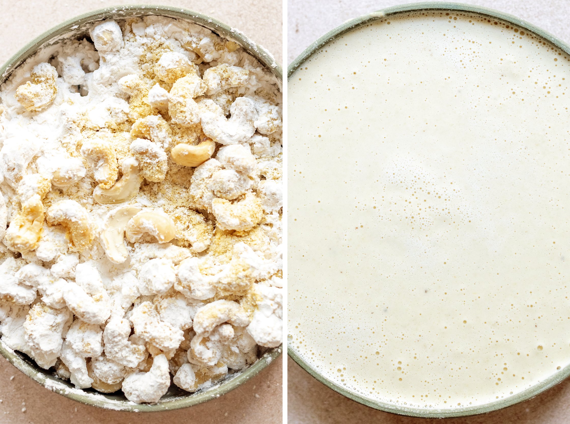 veganen mozzarella aus cashews zubereiten