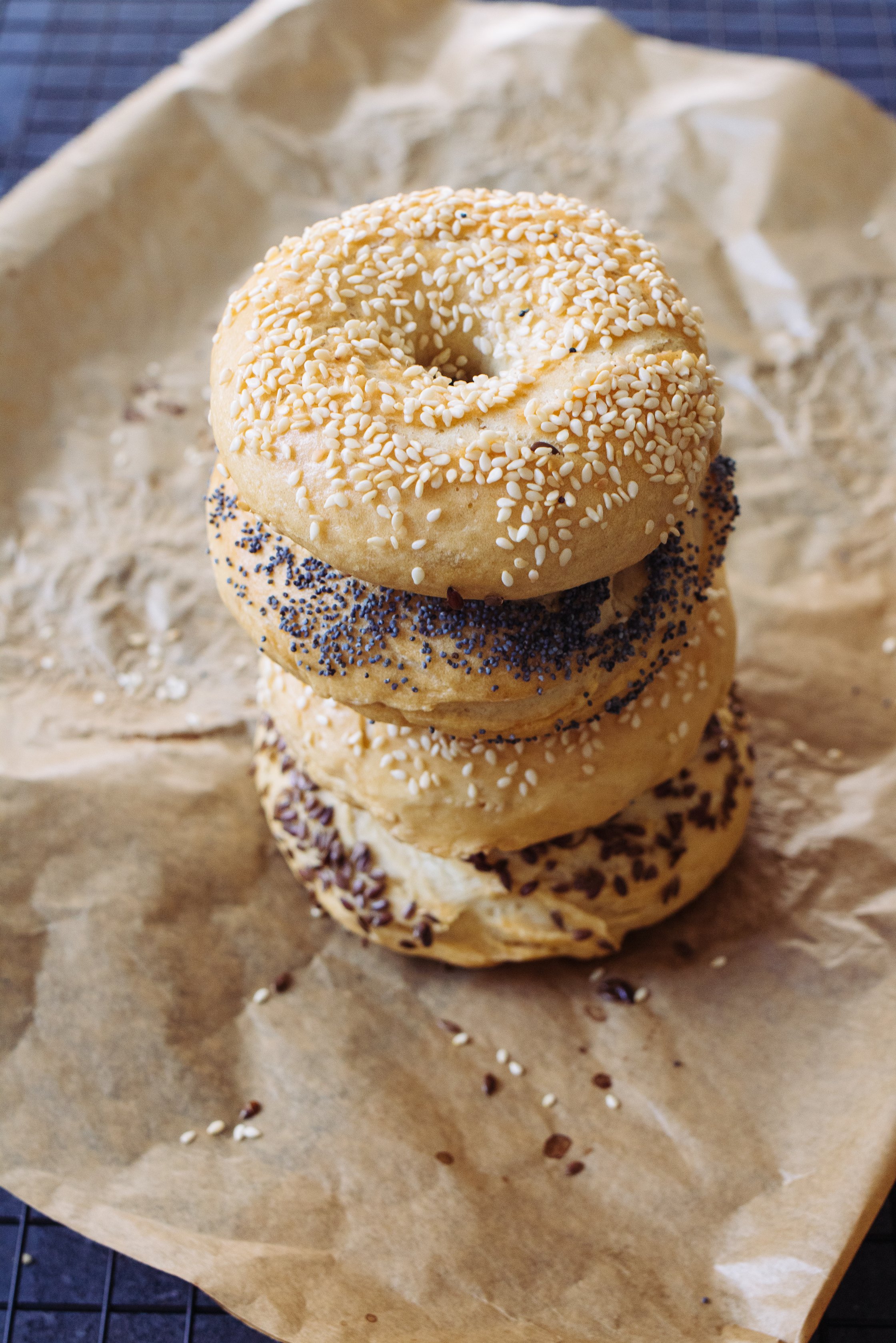 baked bagels