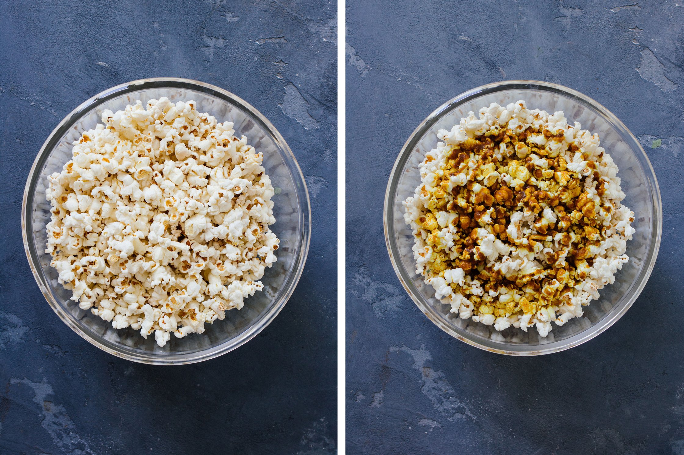 popcorn with and without curry